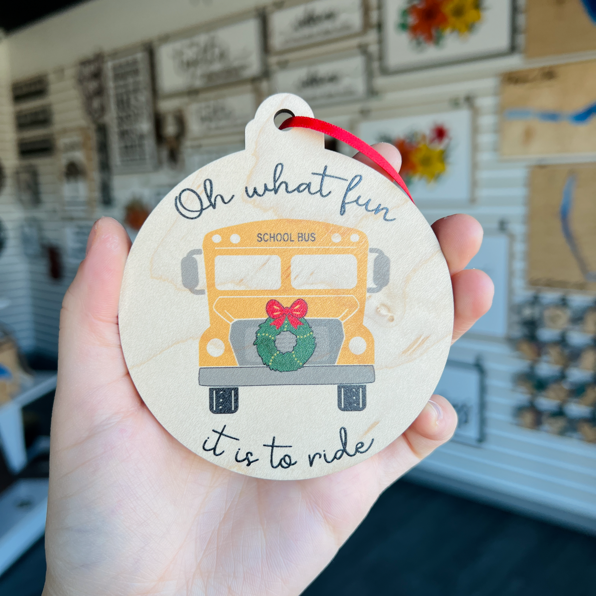 The Oh What Fun It Is To Ride Collection | Wood Ornaments (Choose from 20)