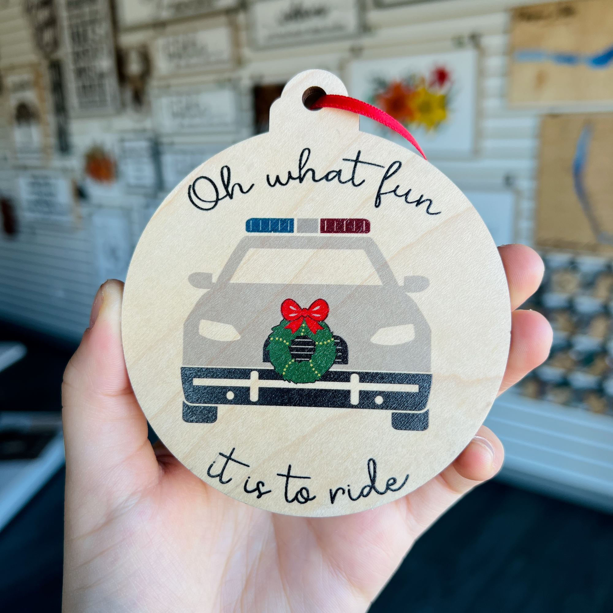 The Oh What Fun It Is To Ride Collection | Wood Ornaments (Choose from 20)