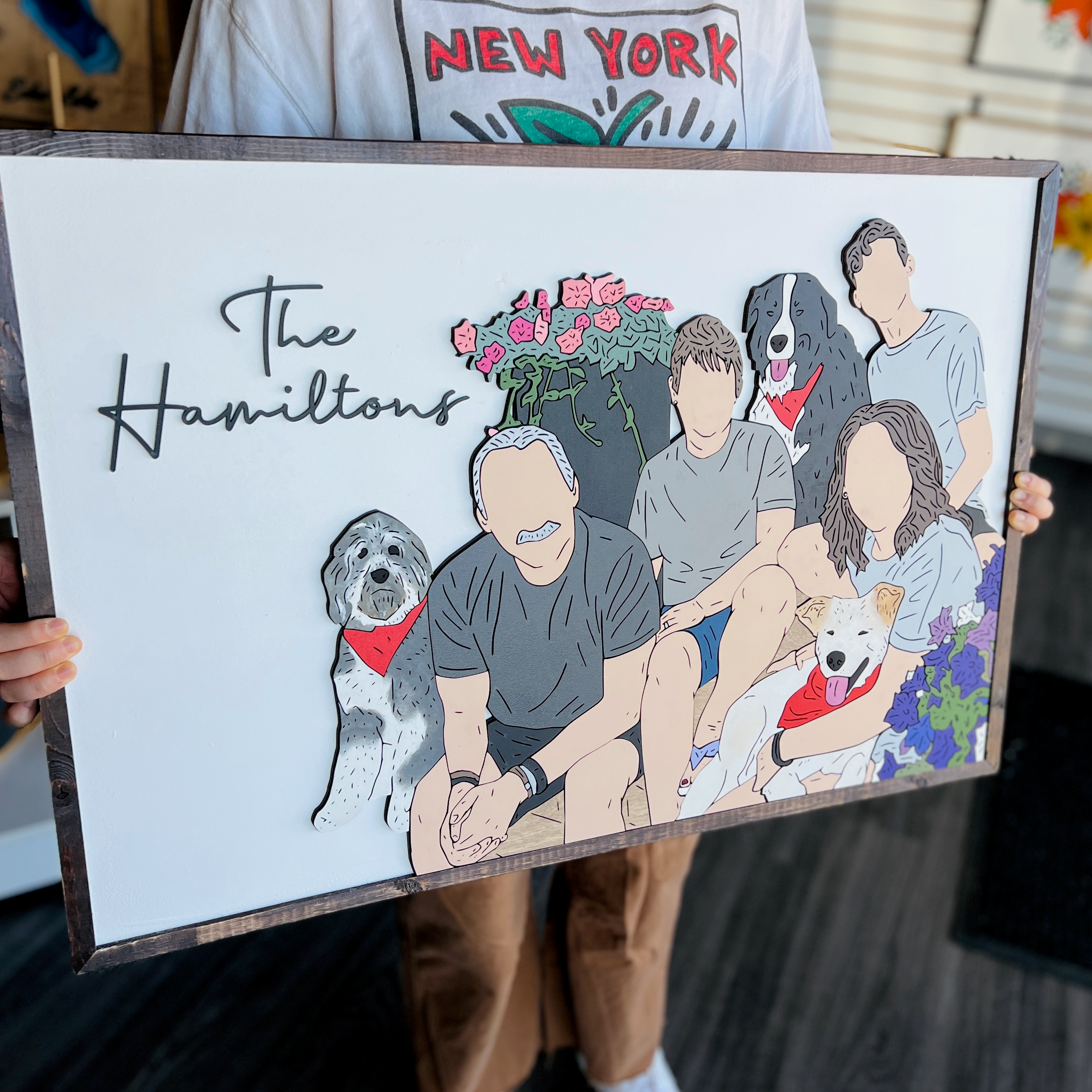 #Art Style_(8 to 12 Weeks) 3D Hand Painted Wood - Premium