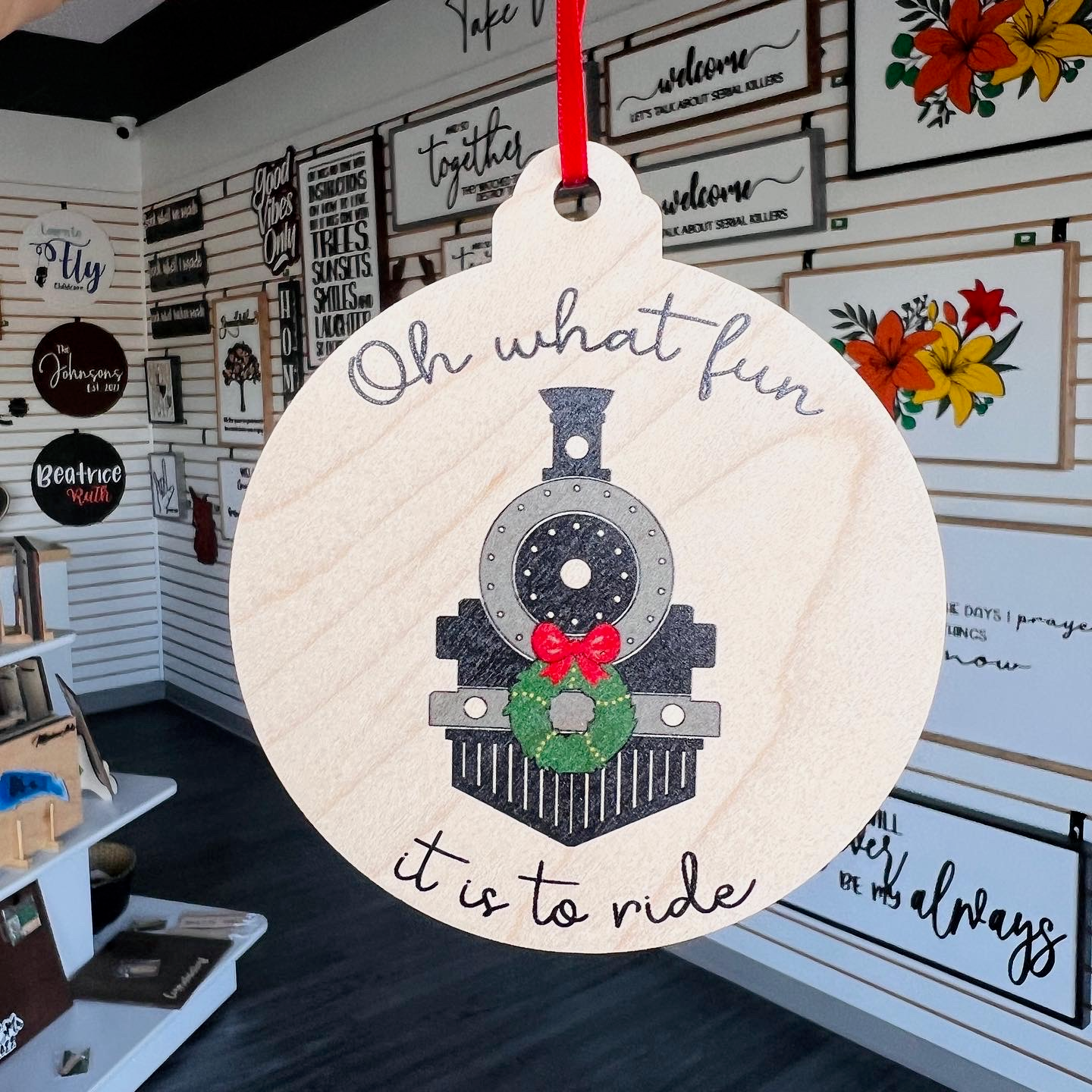 The Oh What Fun It Is To Ride Collection | Wood Ornaments (Choose from 20)