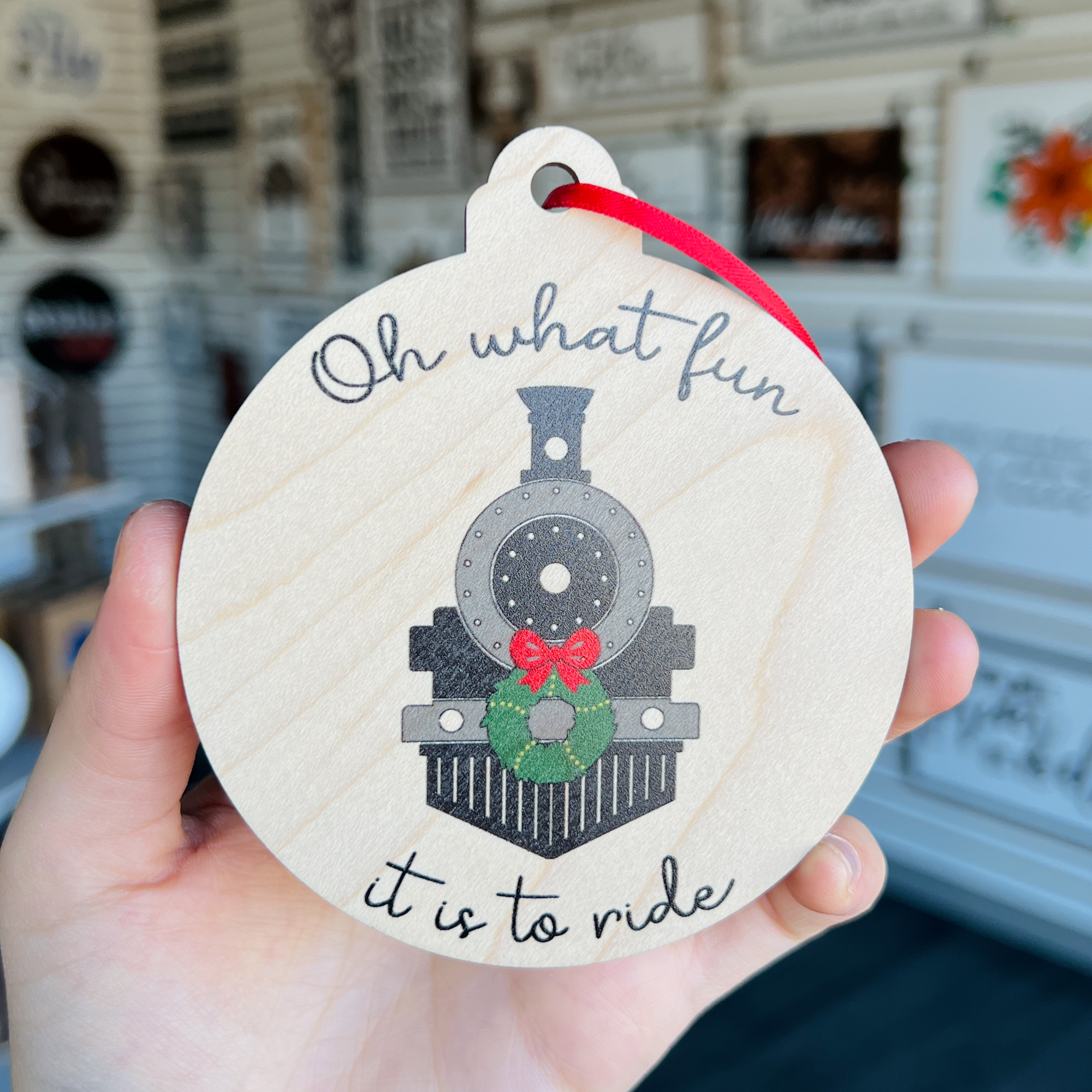 The Oh What Fun It Is To Ride Collection | Wood Ornaments (Choose from 20)