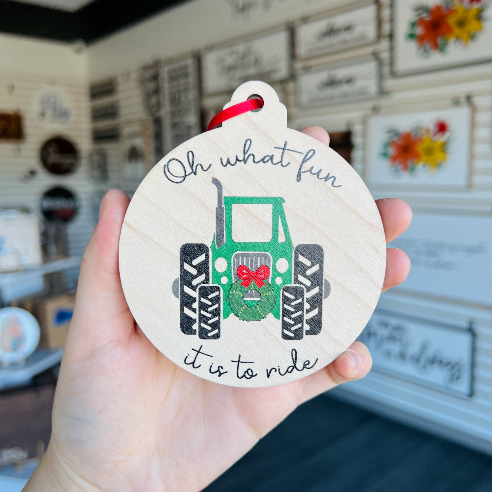 The Oh What Fun It Is To Ride Collection | Wood Ornaments (Choose from 20)