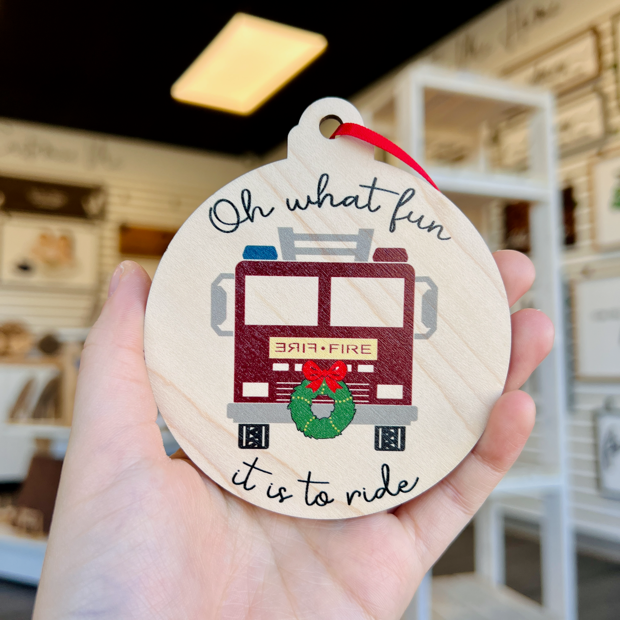 The Oh What Fun It Is To Ride Collection | Wood Ornaments (Choose from 20)