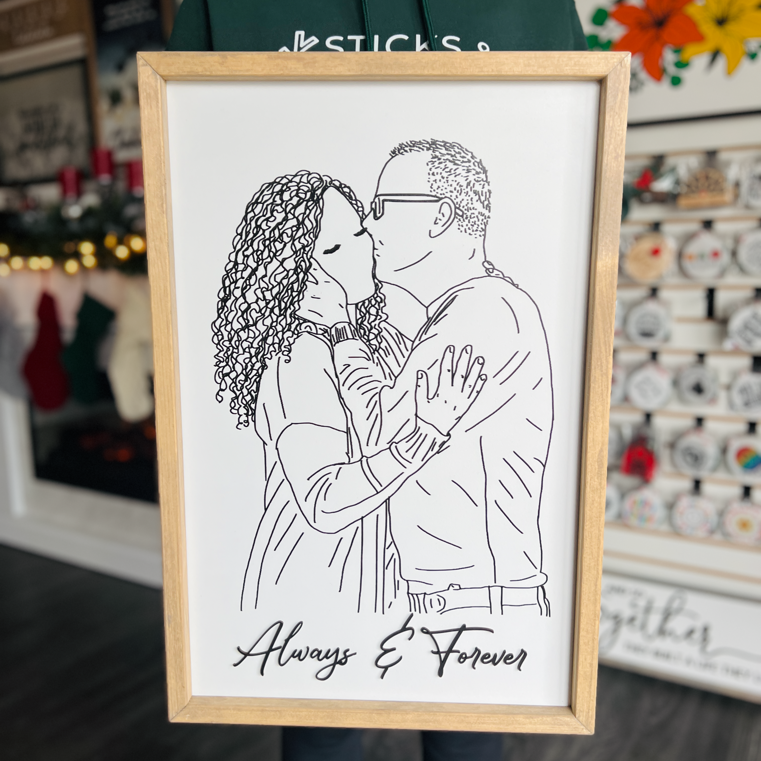 #Art Style_(2 to 4 Weeks) Black and White Acrylic Print