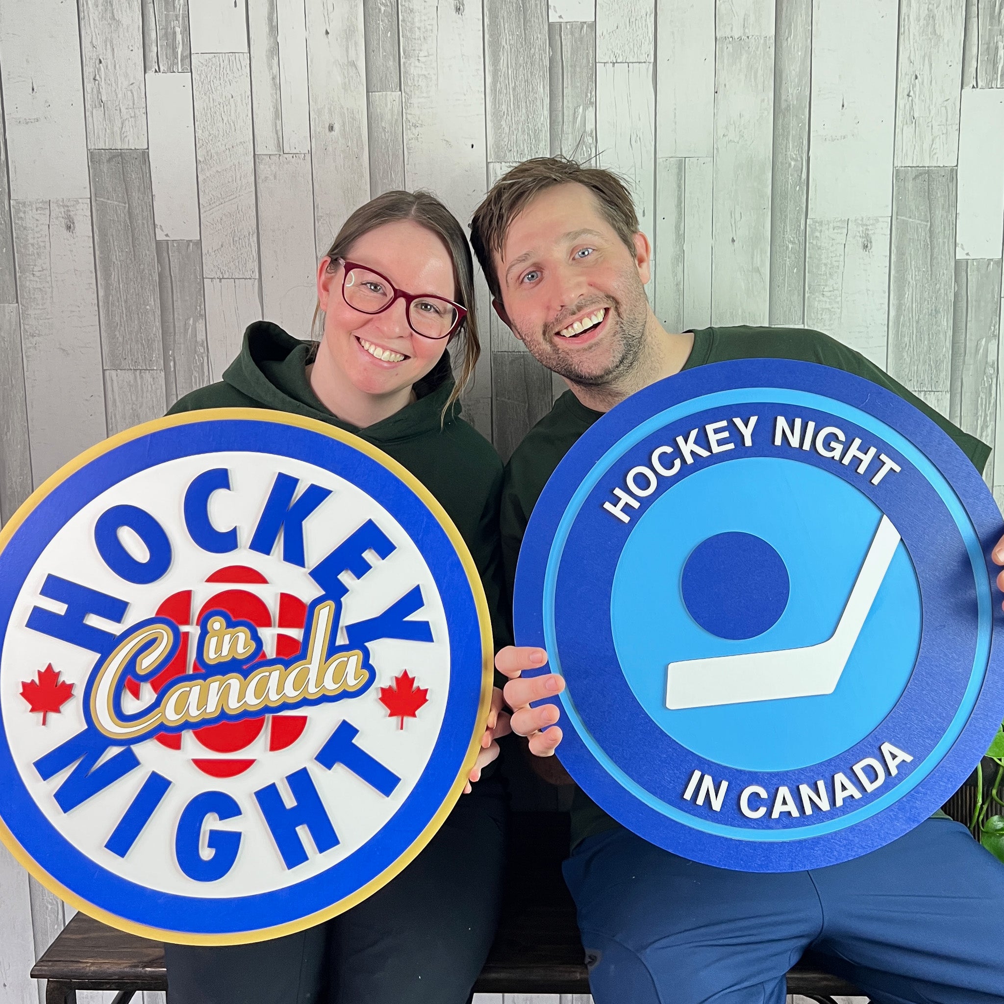 Hockey Night in Canada Wood Sign