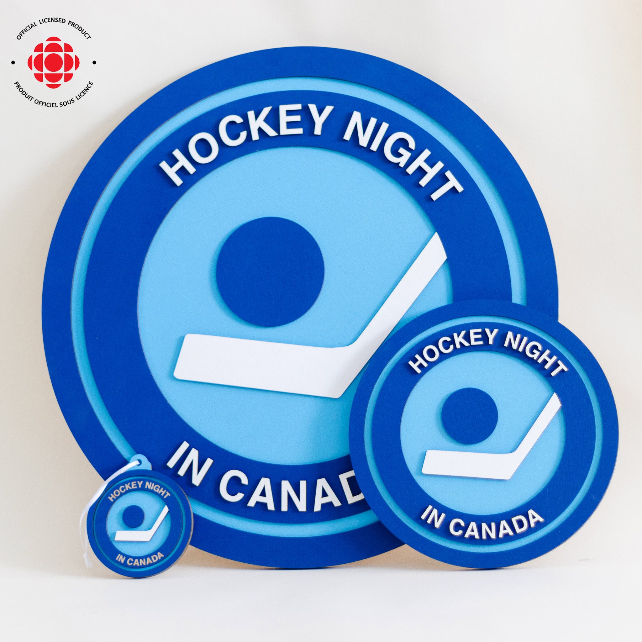 Retro Hockey Night in Canada Wood Sign