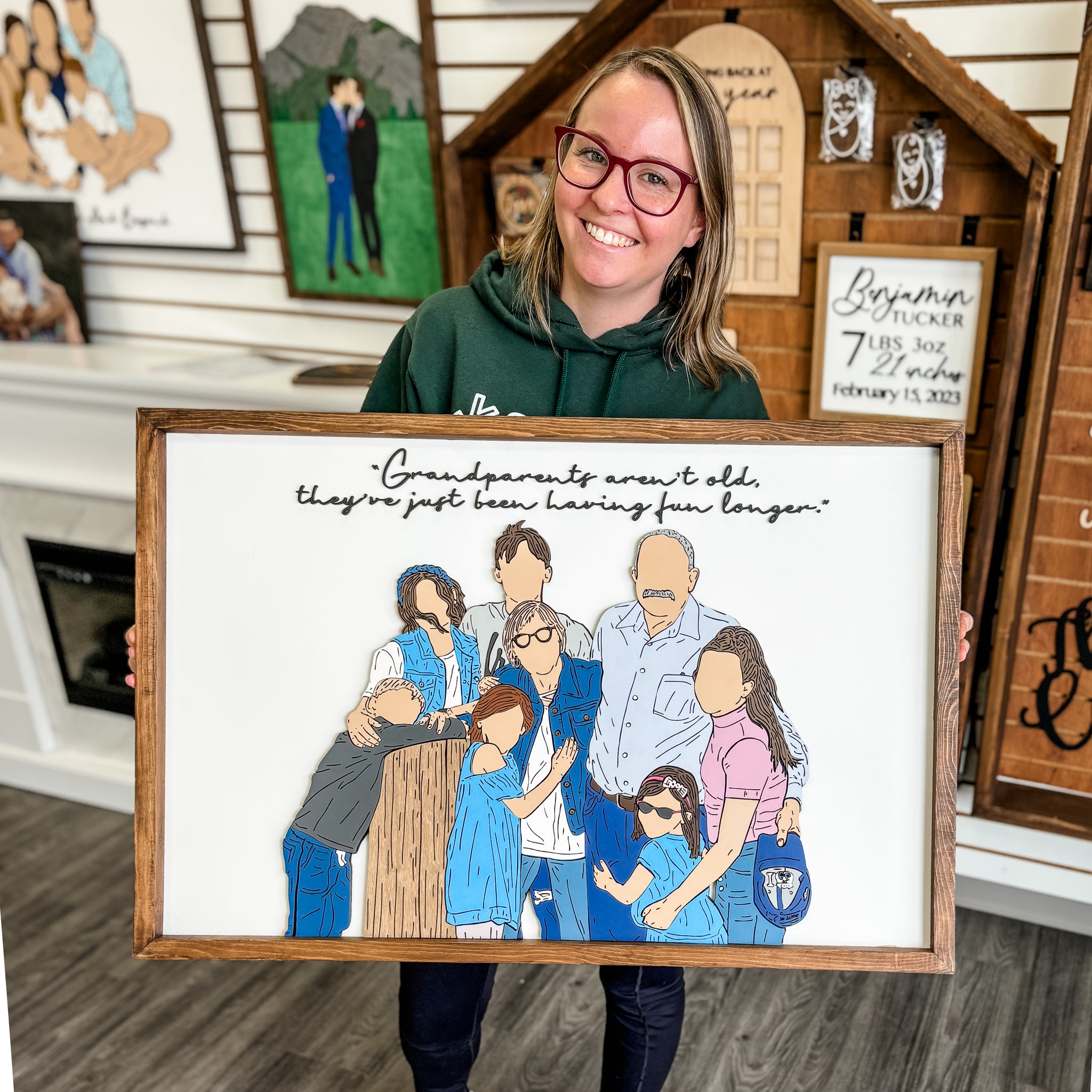 #Art Style_(8 to 12 Weeks) 3D Hand Painted Wood - Premium