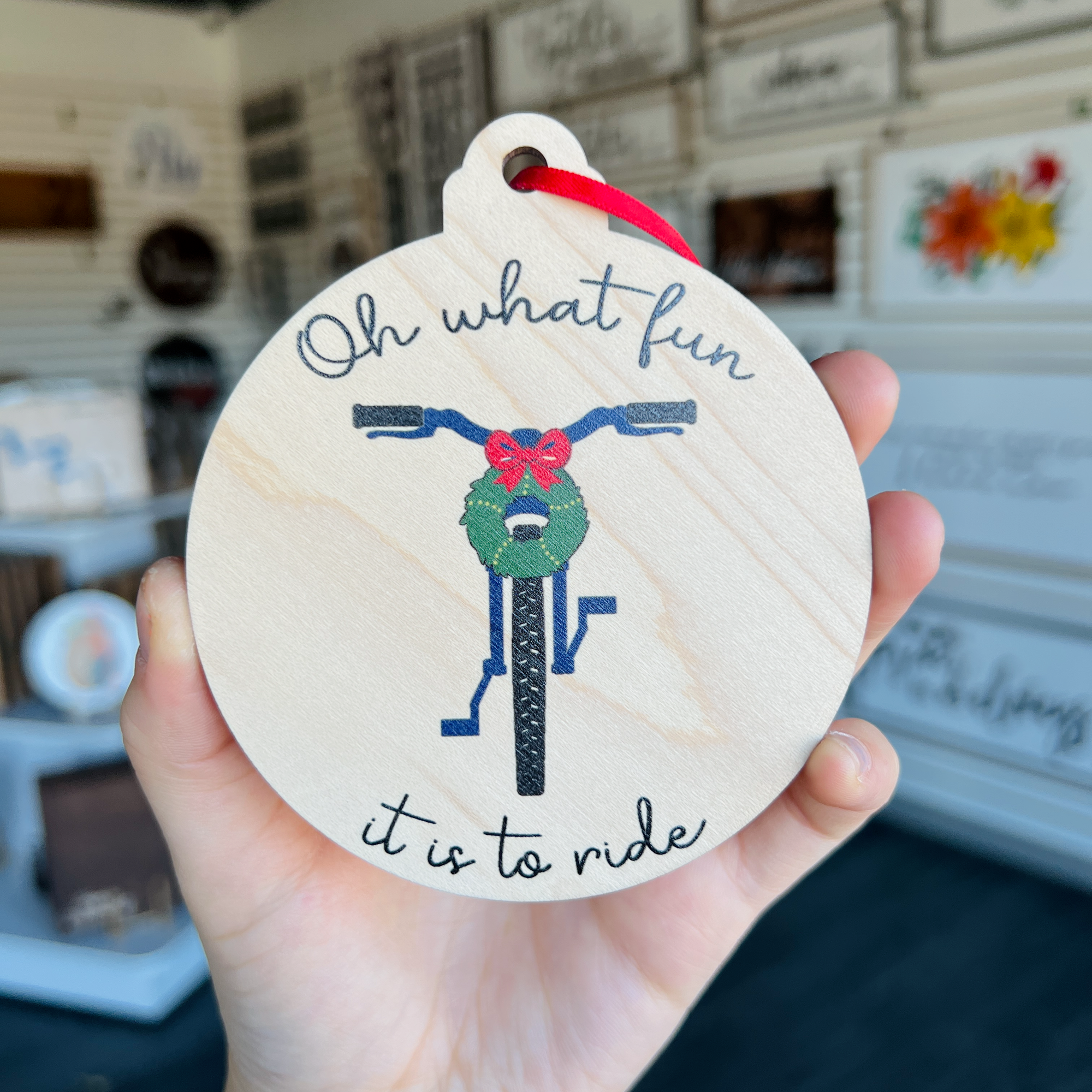 The Oh What Fun It Is To Ride Collection | Wood Ornaments (Choose from 20)