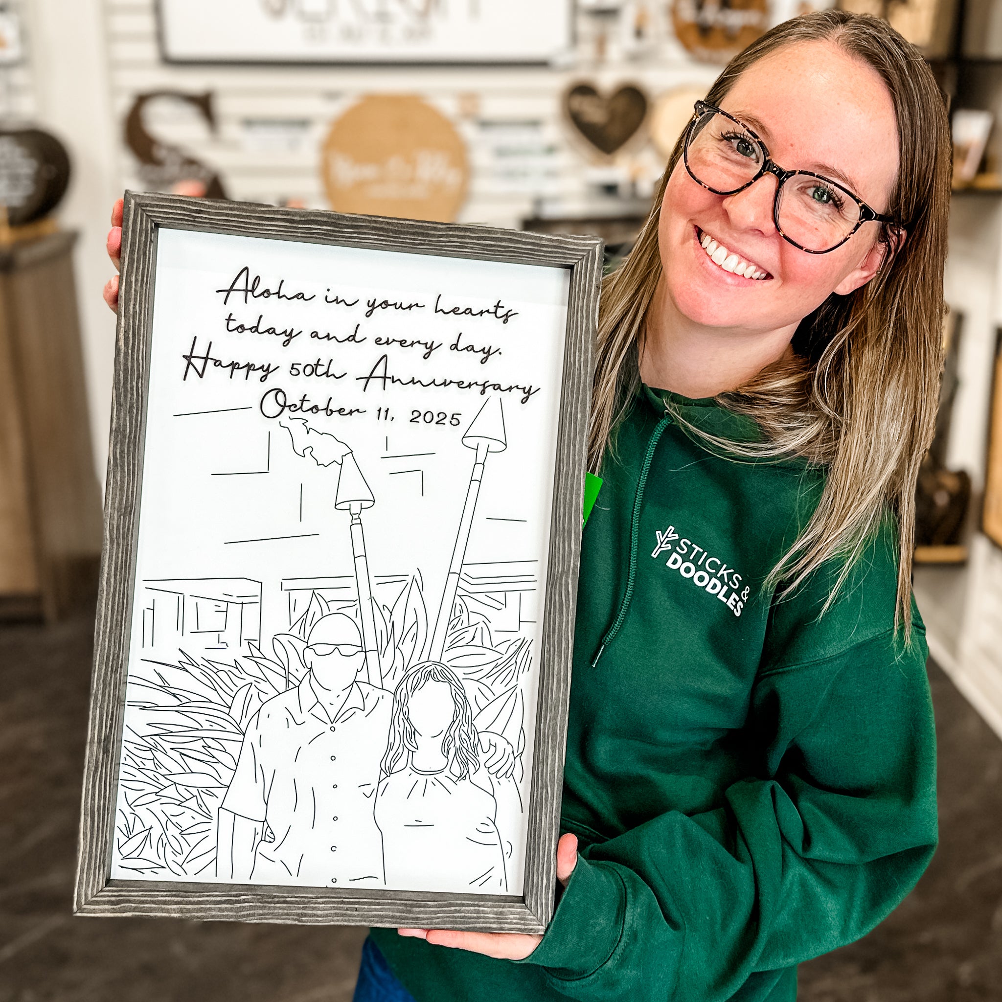 #Art Style_(2 to 4 Weeks) Black and White Acrylic Print