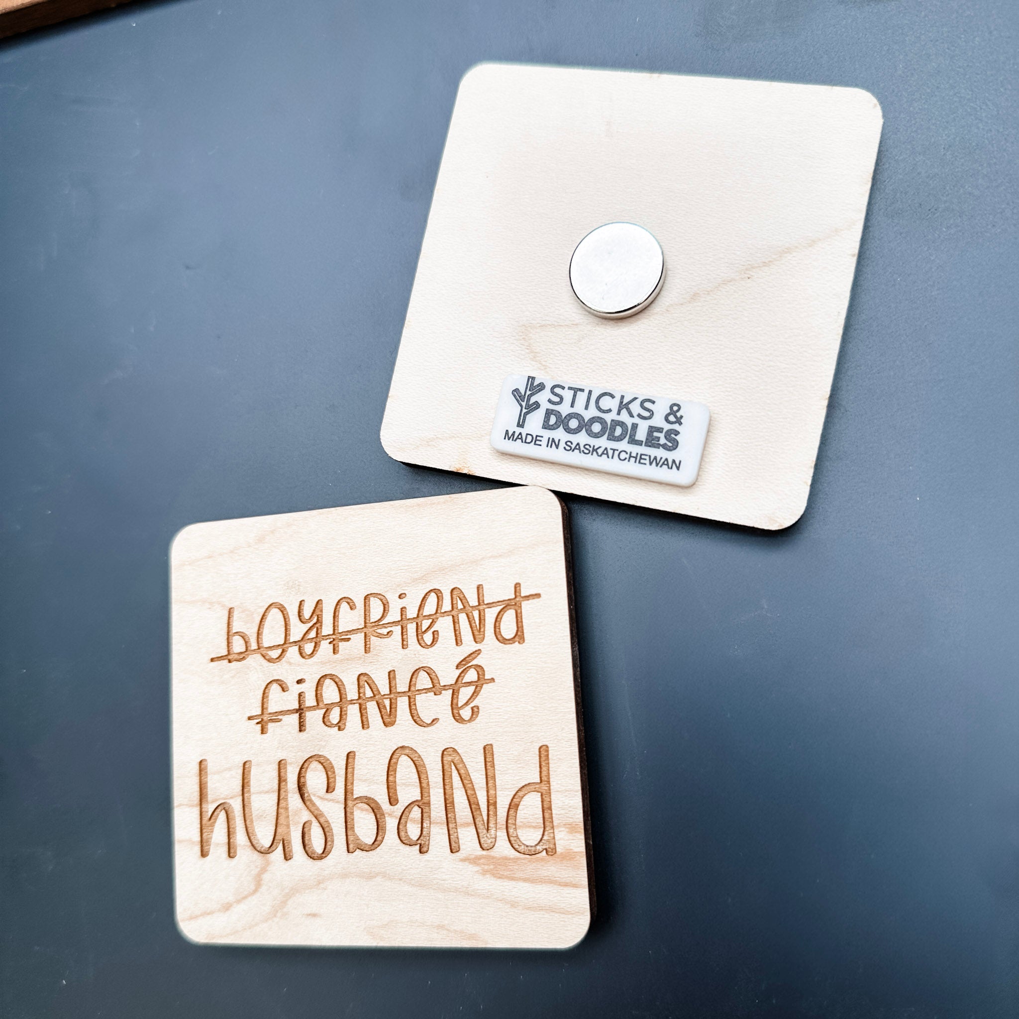 Assorted Variety • Engraved Wood Magnets