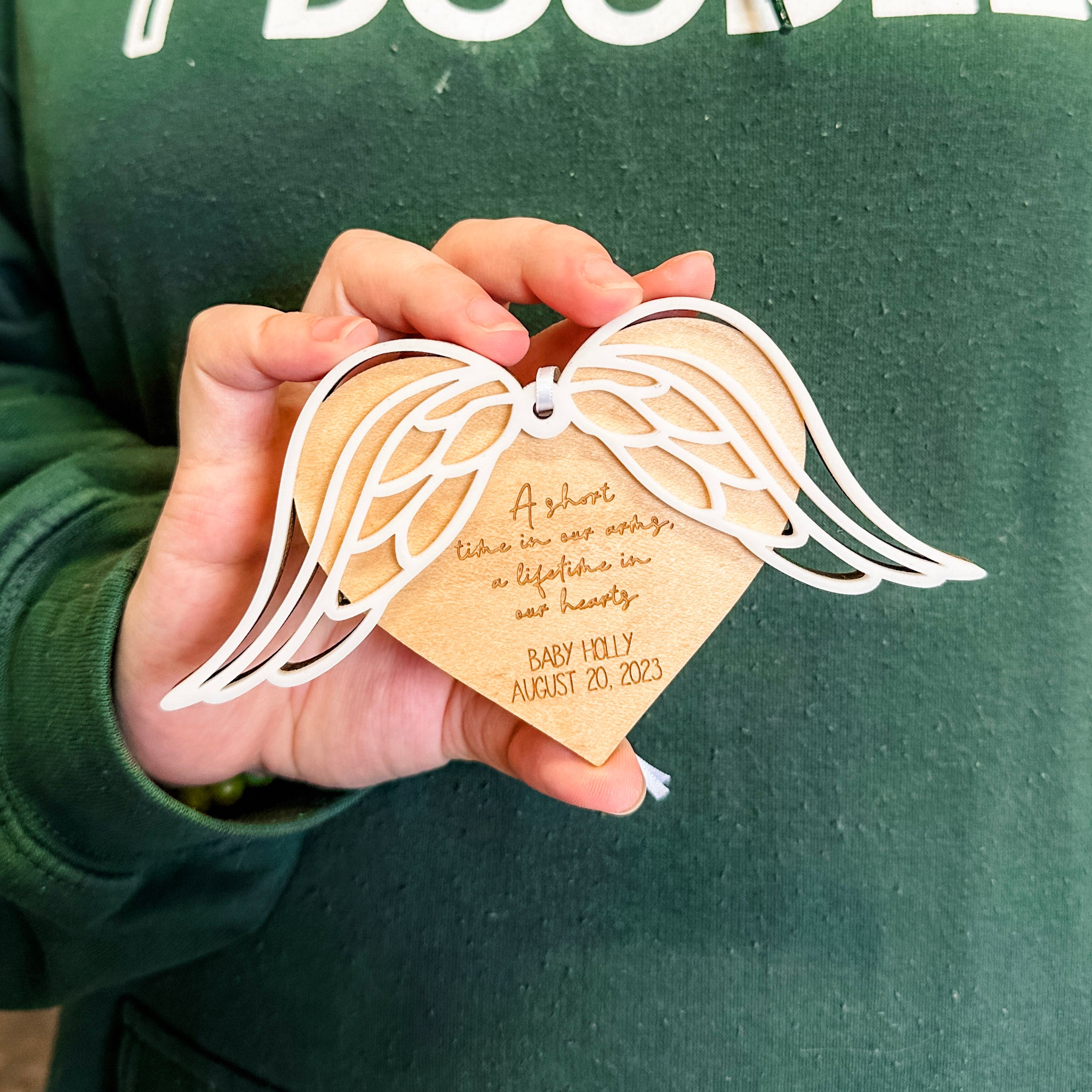 Angel Wings Memorial Ornament