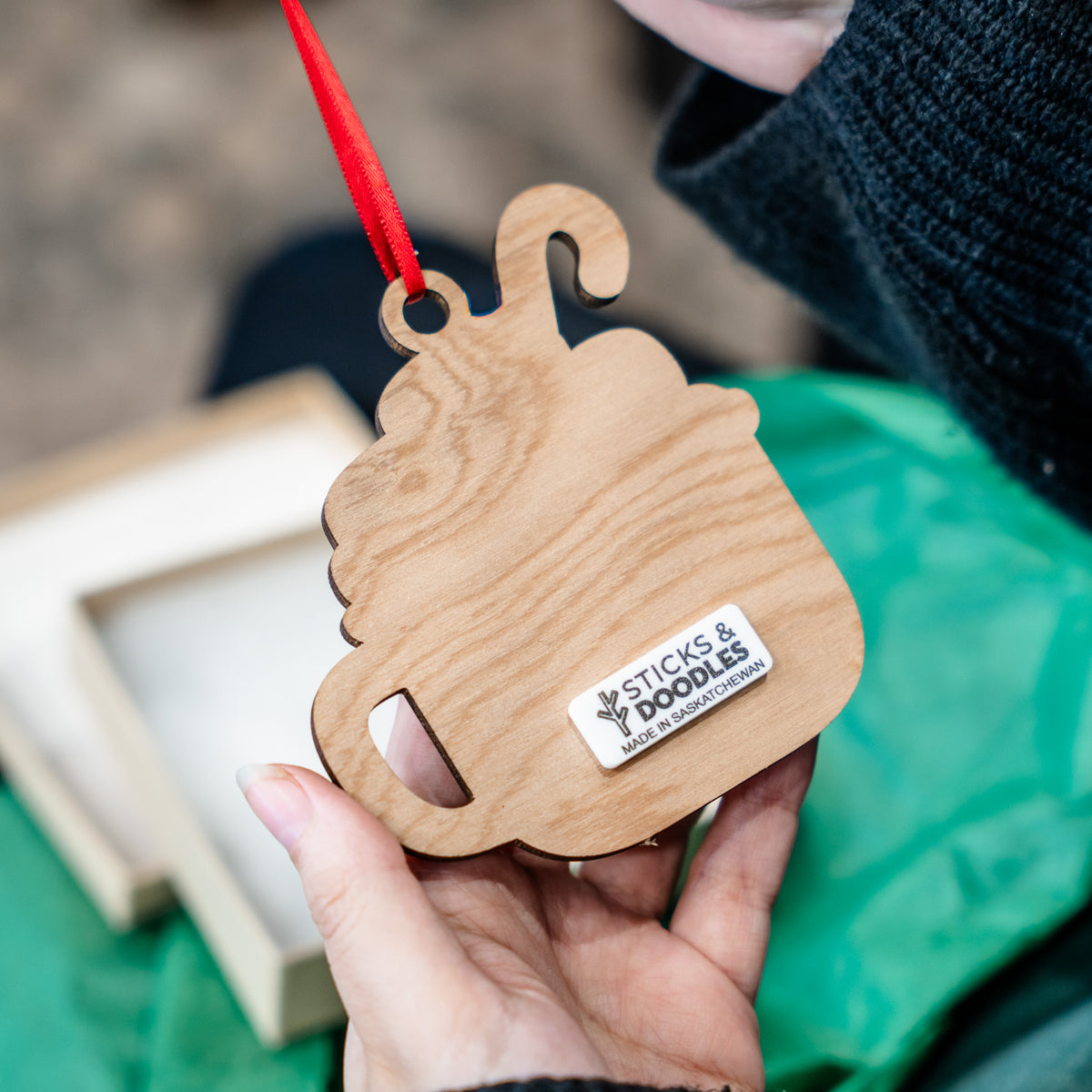 Personalized Family Hot Chocolate Mug Ornament