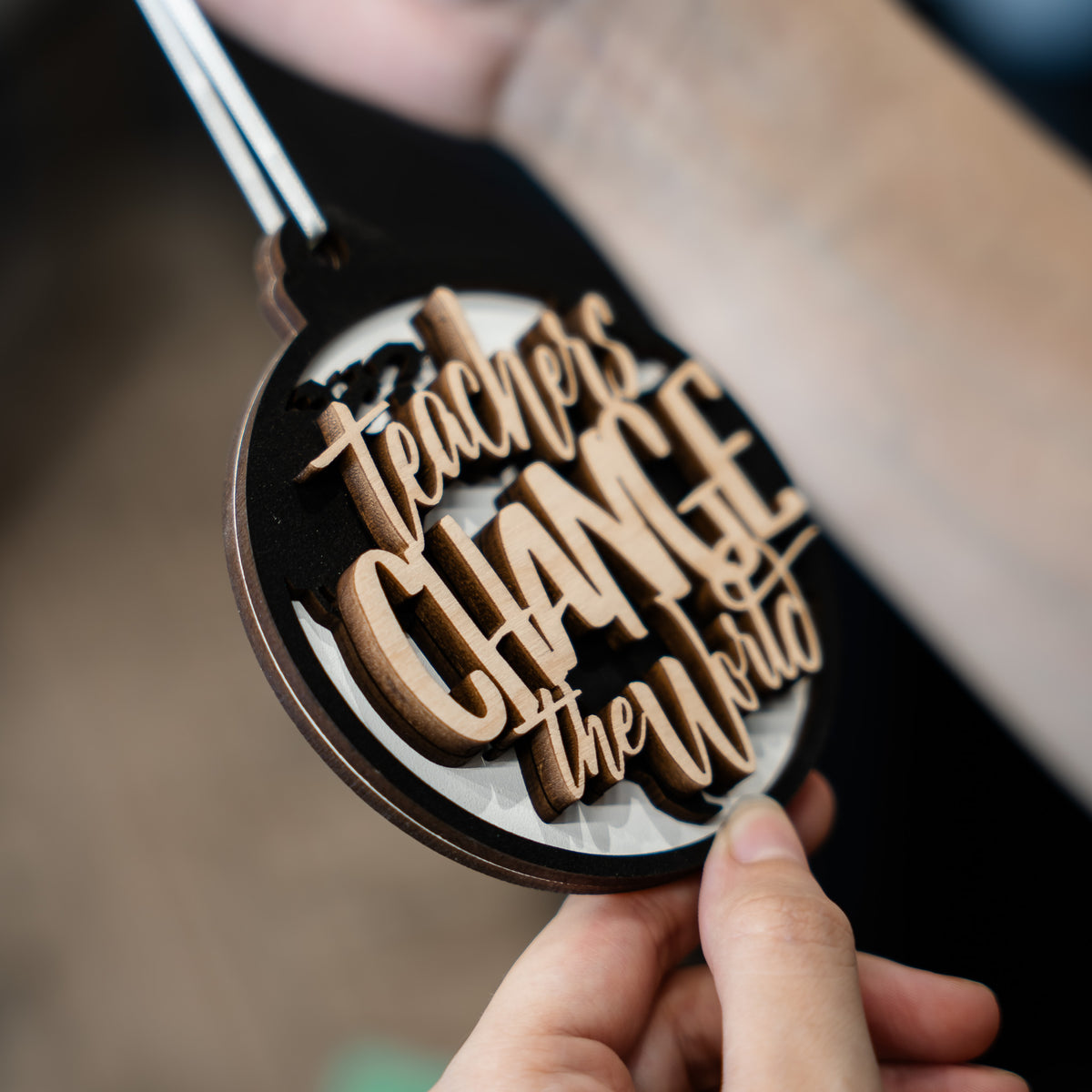 Teachers Change the World Ornament
