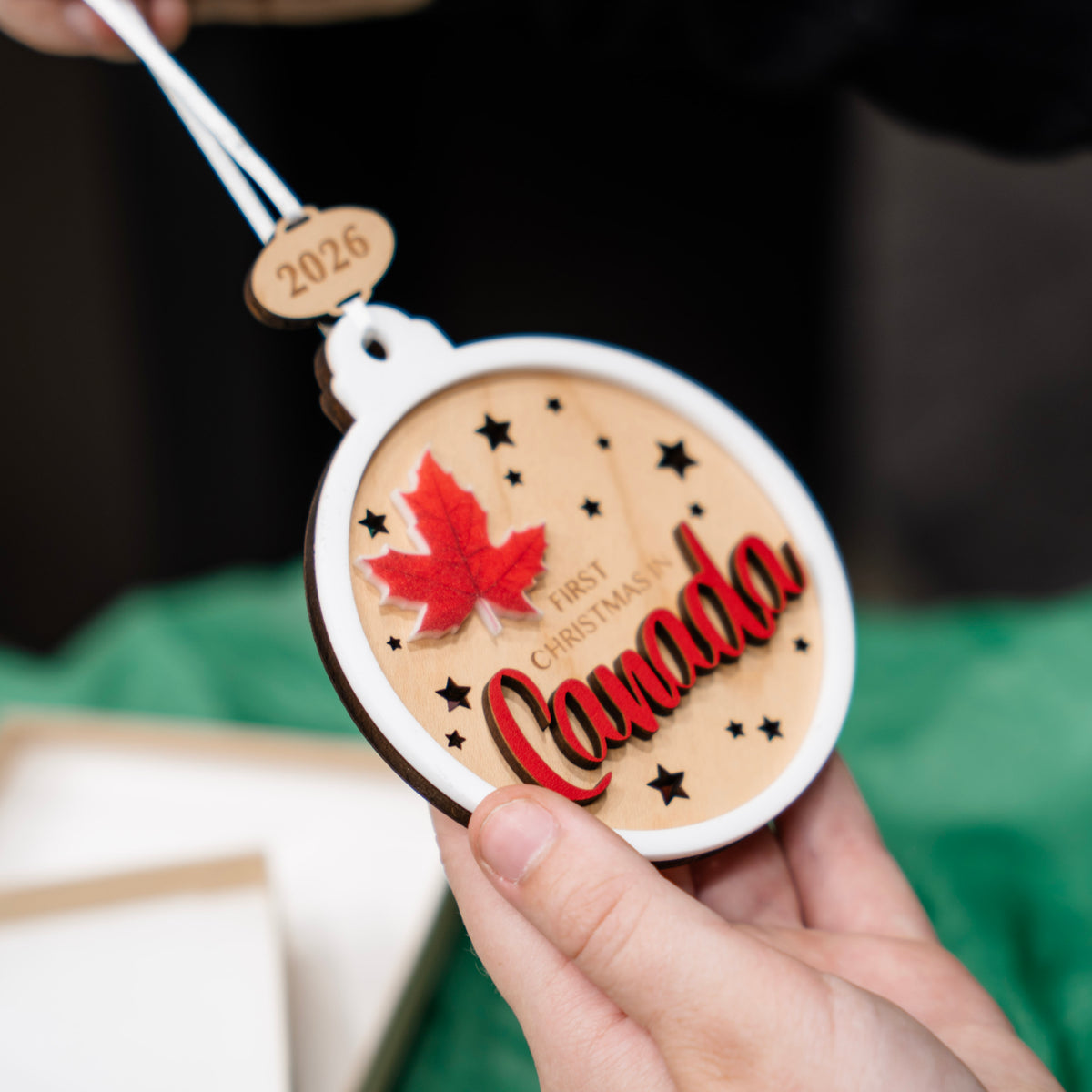 First Christmas in Canada Ornament