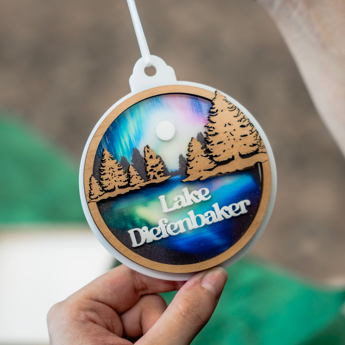 Custom Lake Ornament