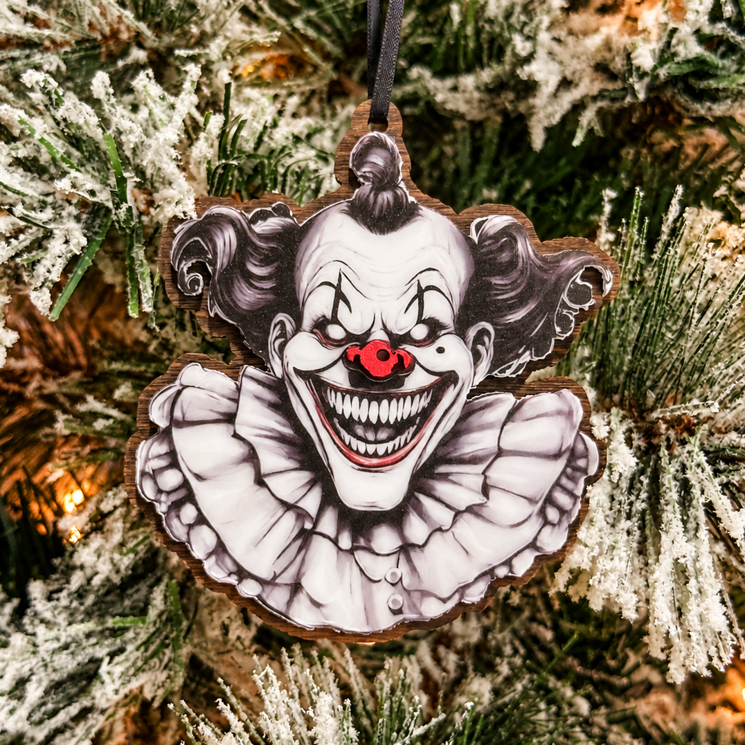 Creepy Clown Ornament