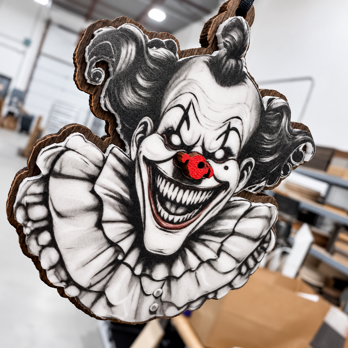 Creepy Clown Ornament
