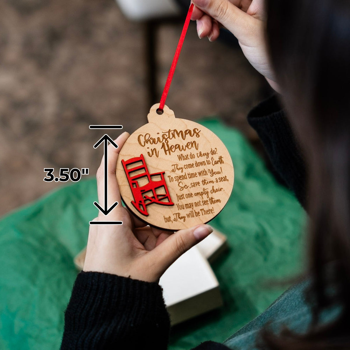 Christmas in Heaven Memorial Ornament