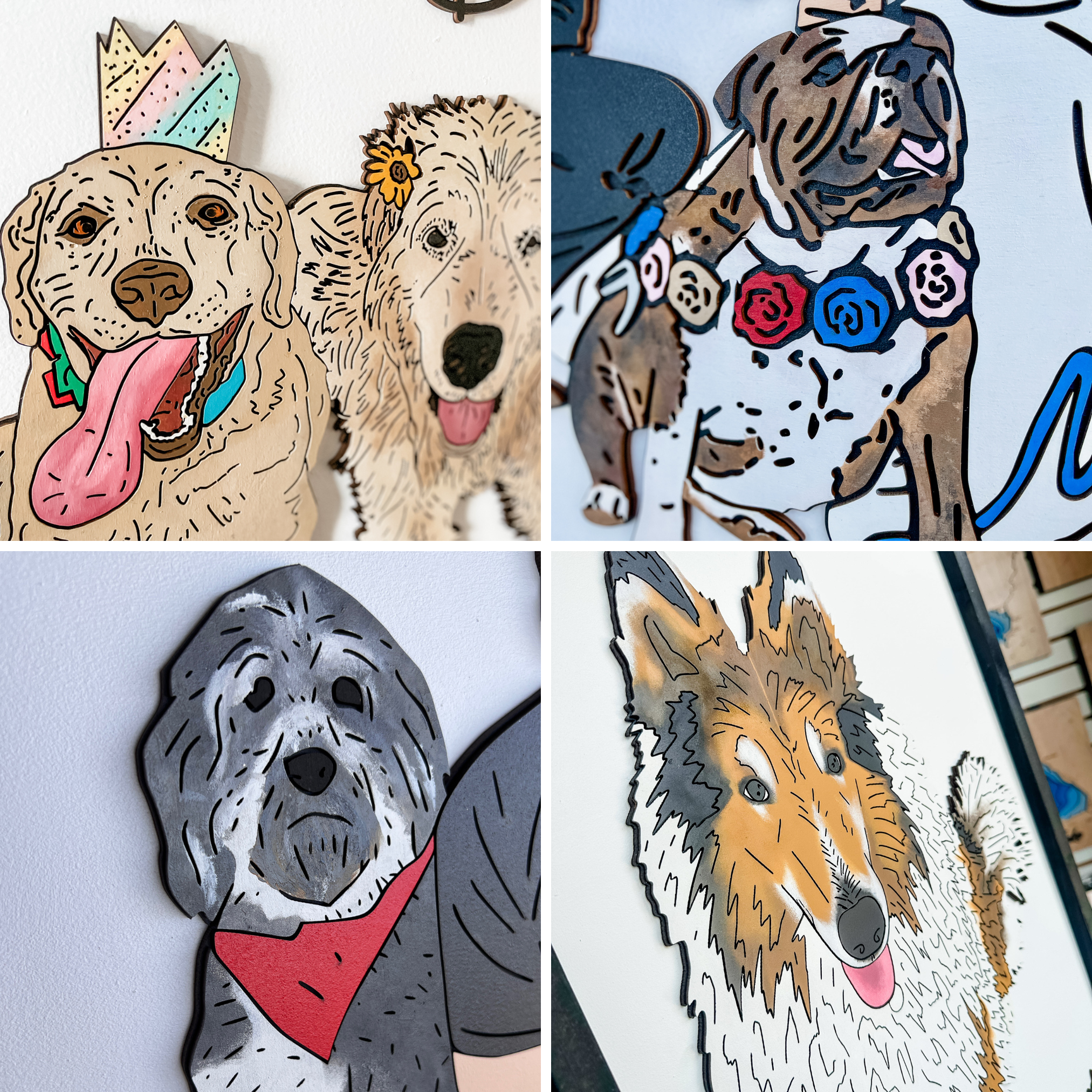 #Art Style_(8 to 12 Weeks) 3D Hand Painted Wood - Premium