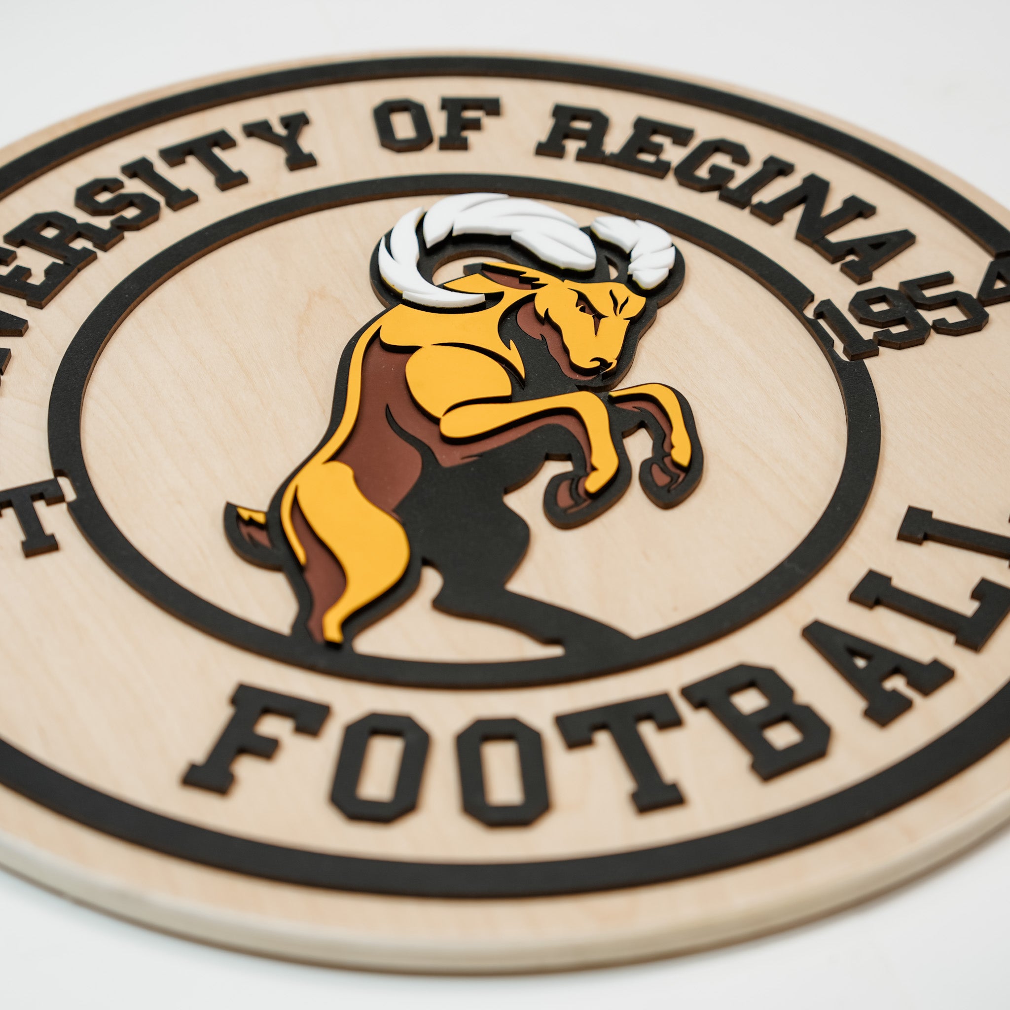 University of Regina Rams • Personalized 3D Wood Sign • For Students and Fans