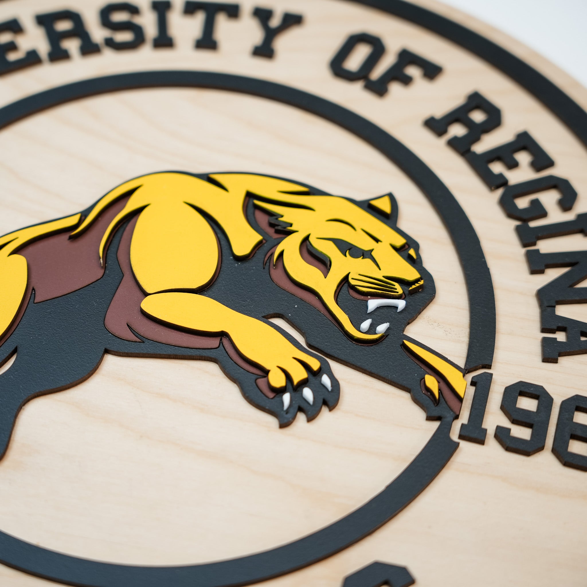 University of Regina Cougars • Personalized 3D Wood Sign • For Students and Fans