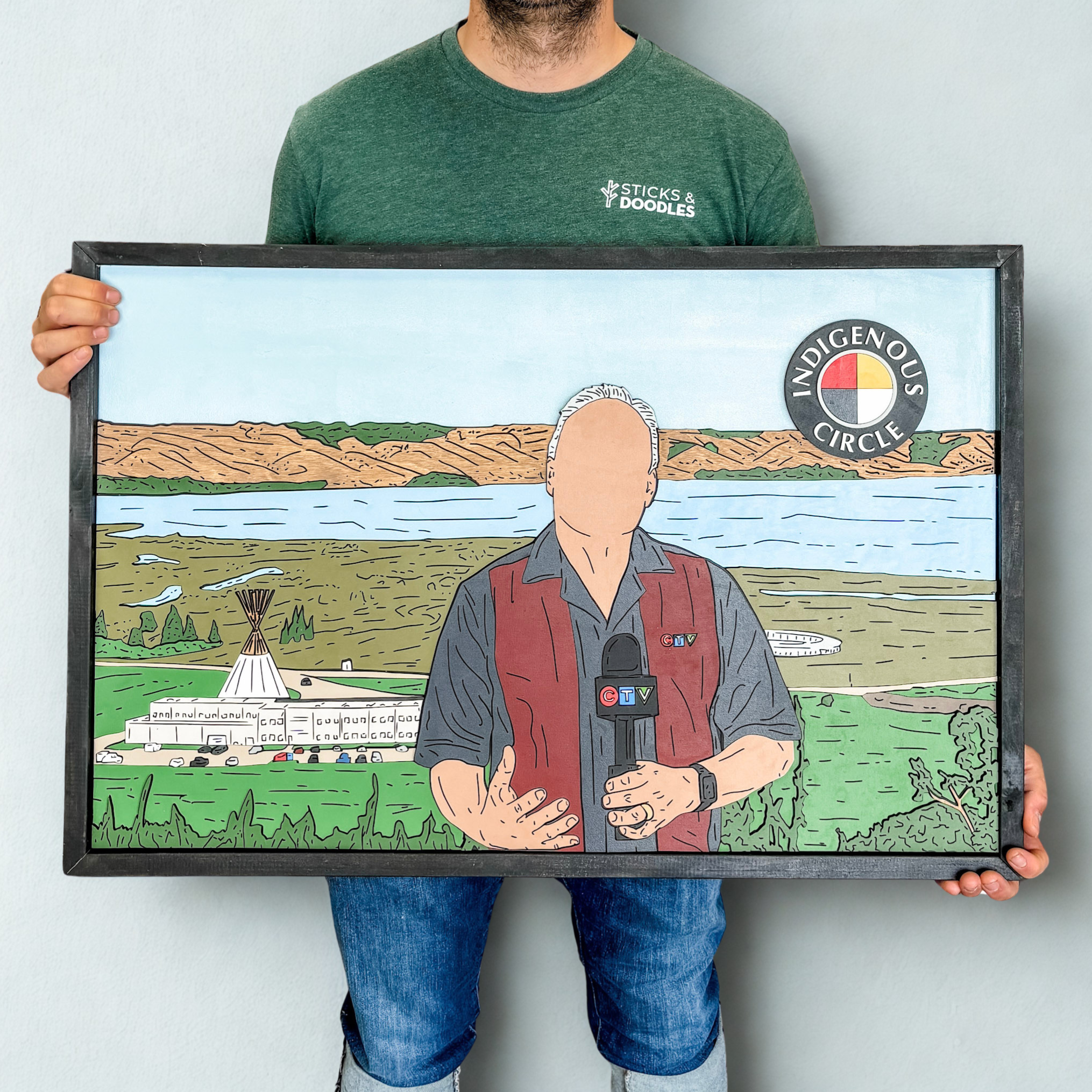 #Art Style_(8 to 12 Weeks) 3D Hand Painted Wood - Premium