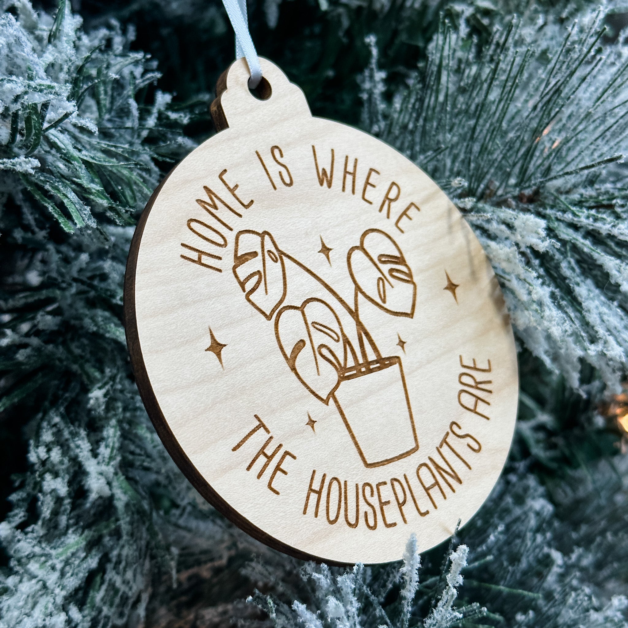 Home is Where the Houseplants Are Ornament