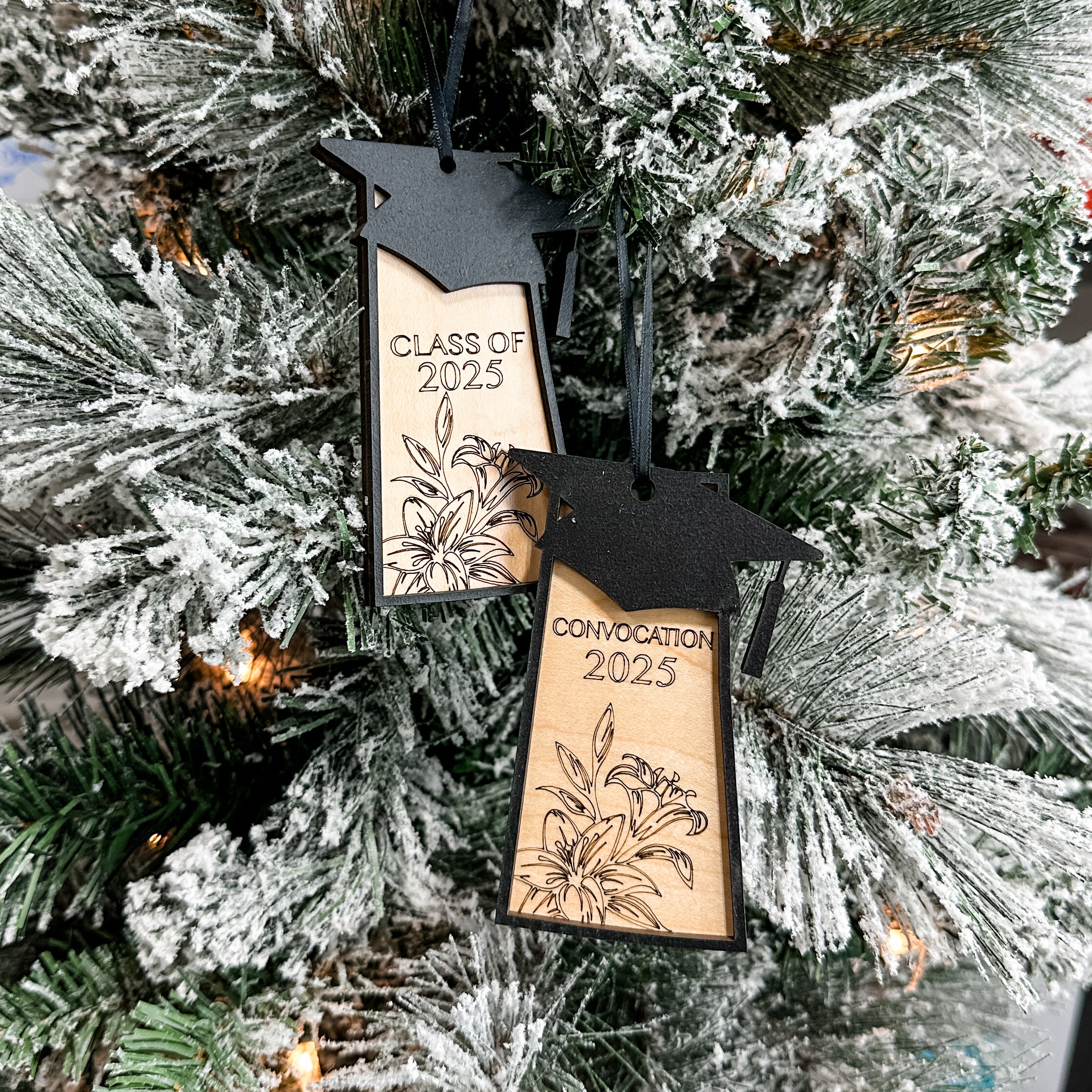  Saskatchewan Grad Hats • Wood Ornament or Magnet • For Graduations & Convocations