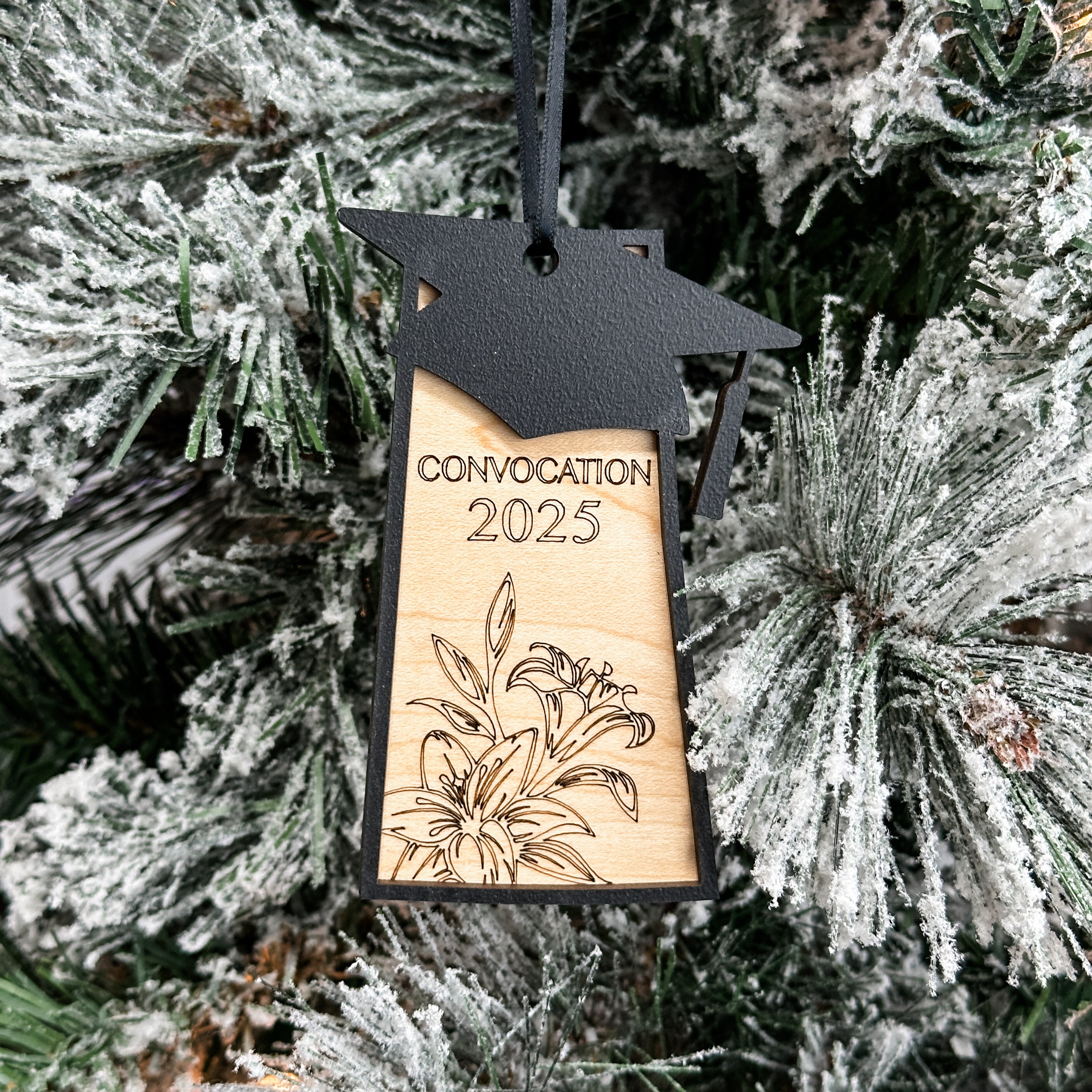  Saskatchewan Grad Hats • Wood Ornament or Magnet • For Graduations & Convocations