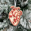 Anatomical Heart • Layered Wooden Ornament • For Gothic & Medical Gifts