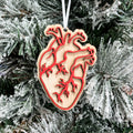 Anatomical Heart • Layered Wooden Ornament • For Gothic & Medical Gifts