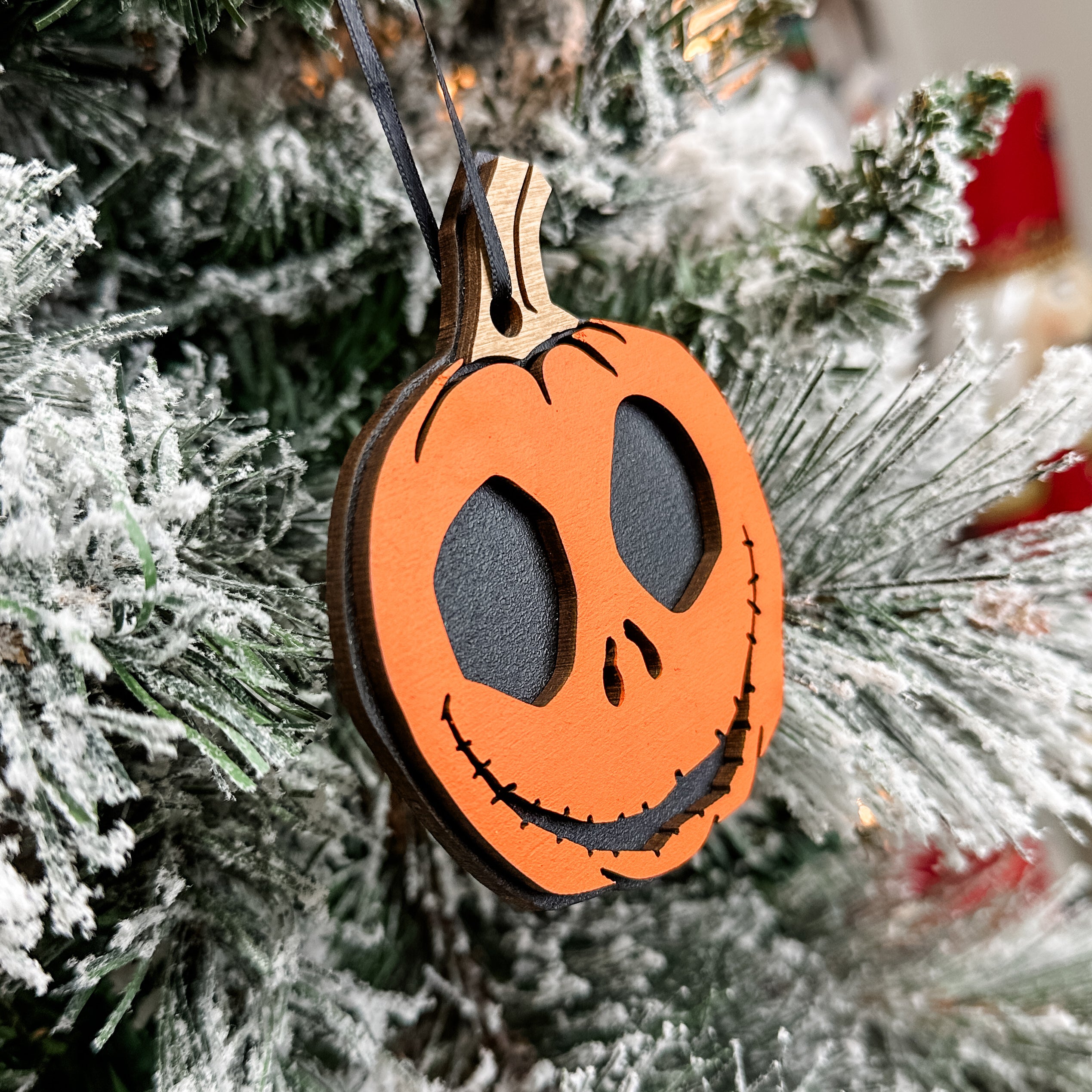 Pumpkin Jack • Layered Wood Ornament or Mini Sign • Halloween Decor & Gifts