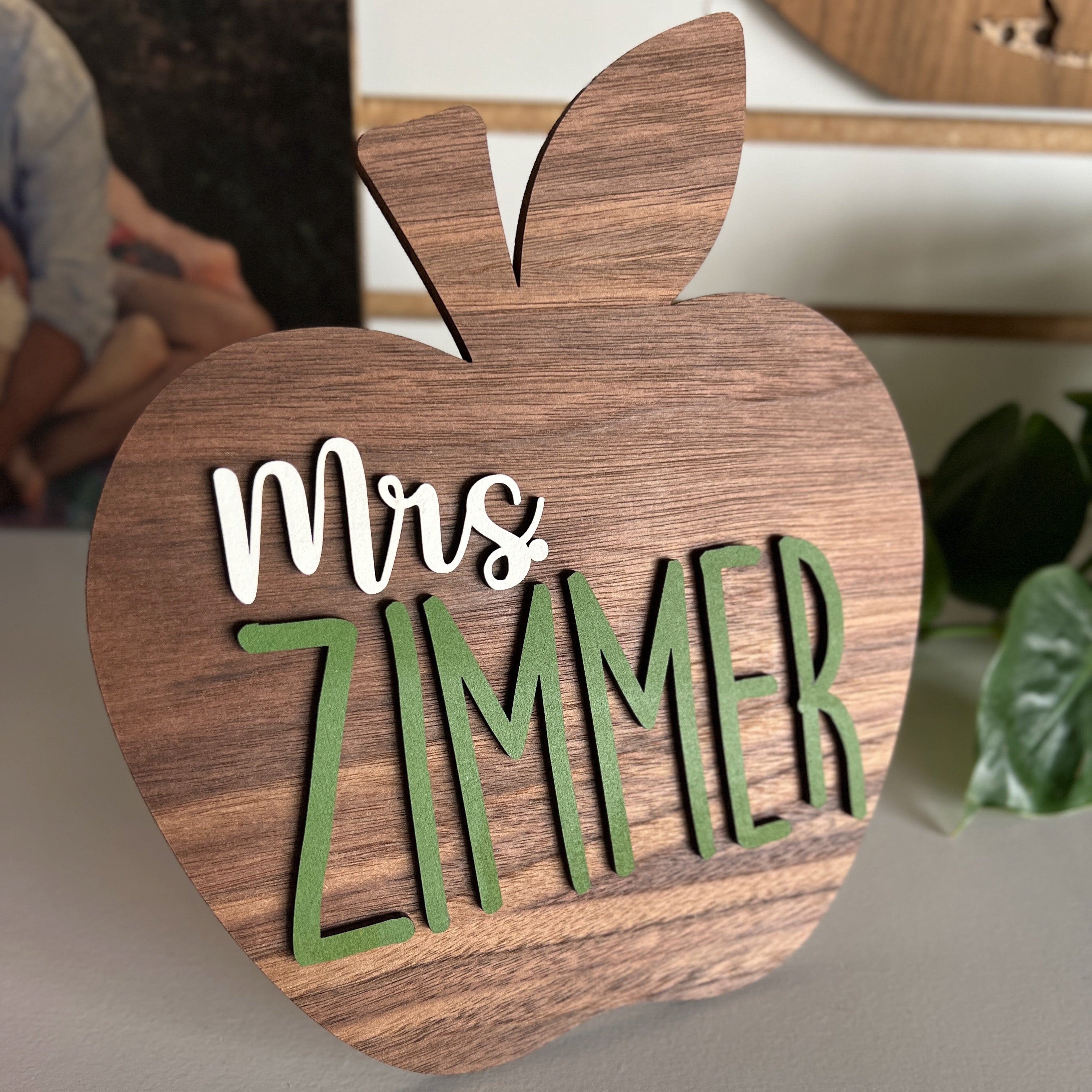 Personalized Teacher's Apple