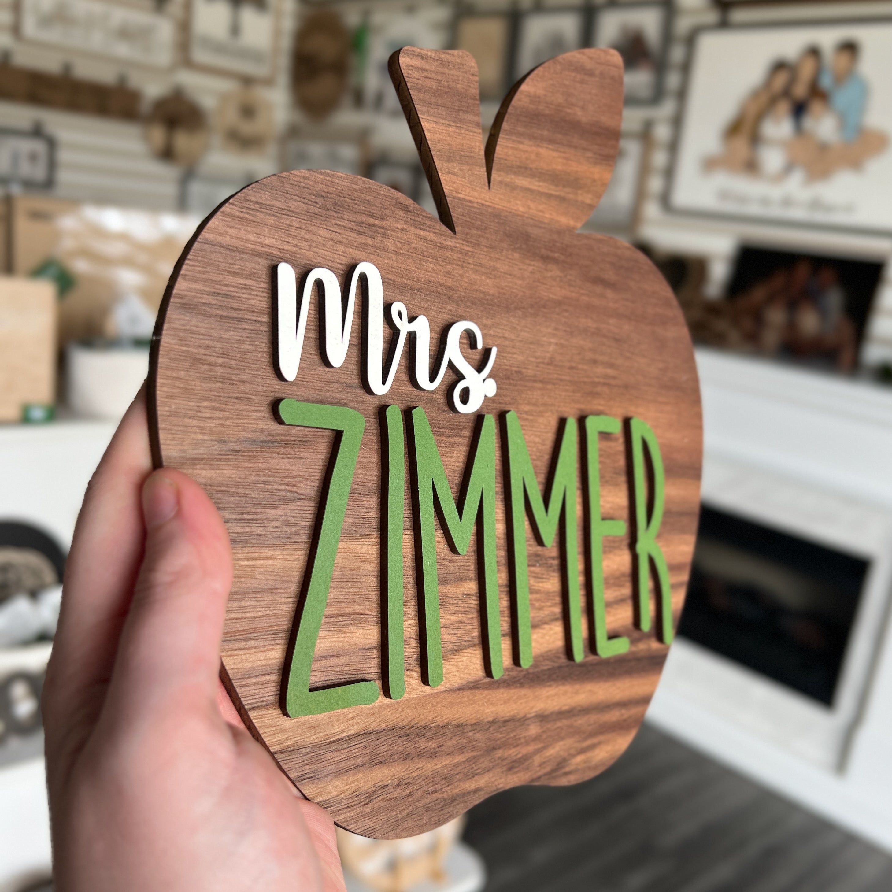 Personalized Teacher's Apple