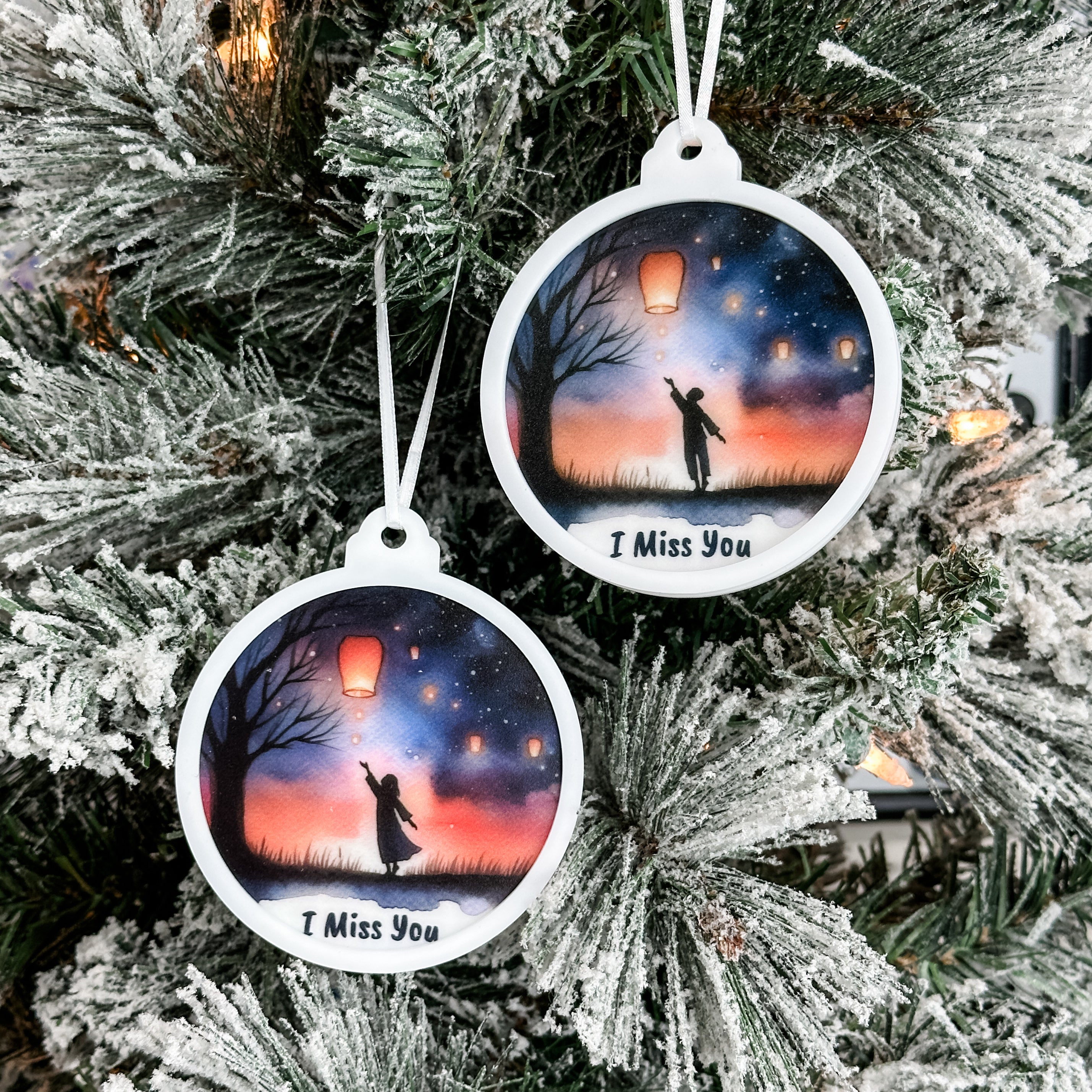 I Miss You • 3D Acrylic Ornament • To Remember Loved Ones