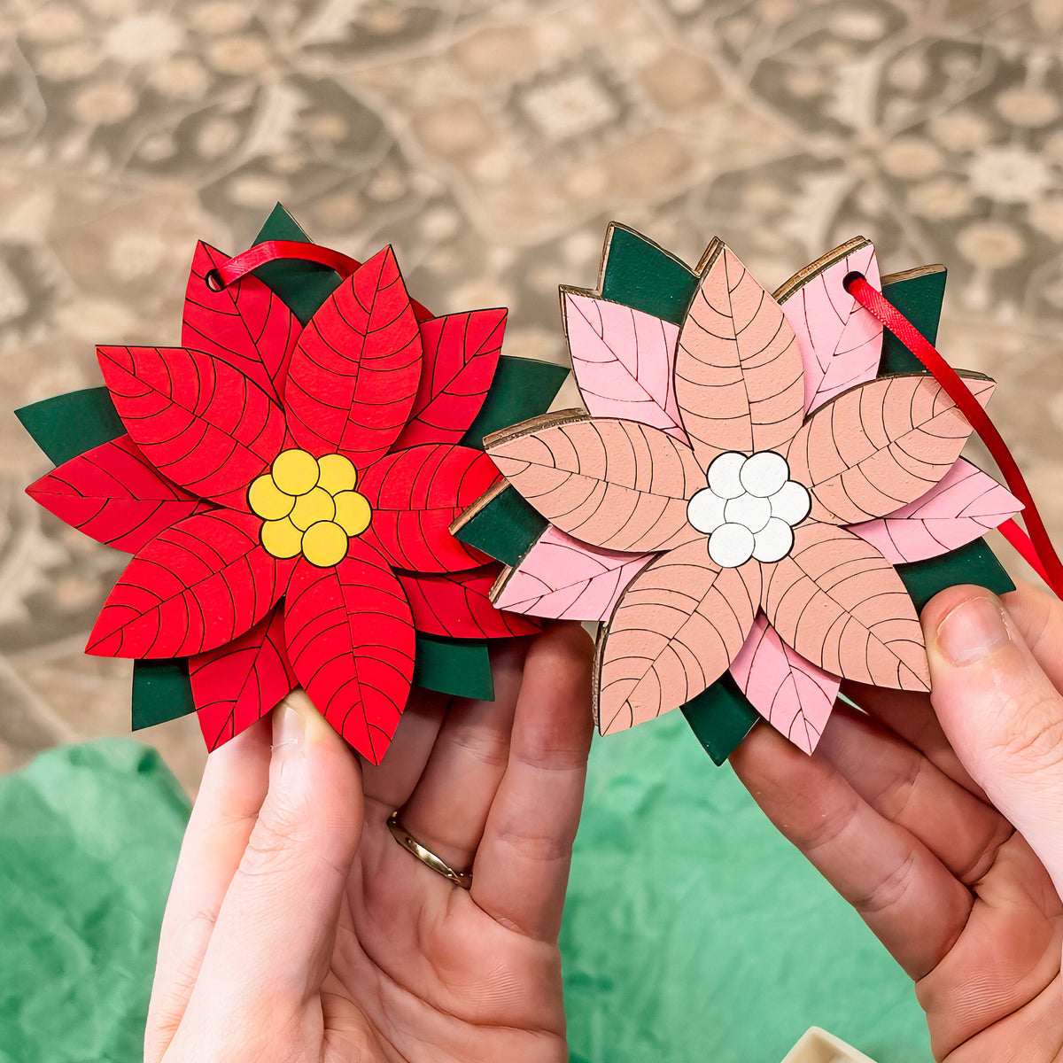 Poinsettia Ornament