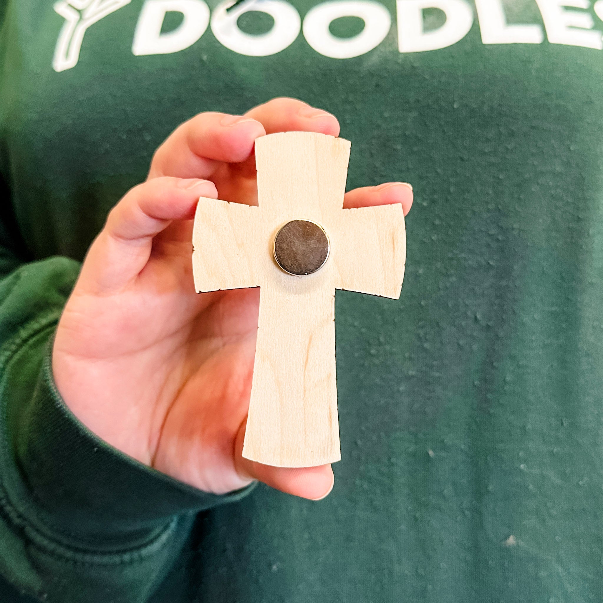 Personalized Cross | 3D Wood Ornament