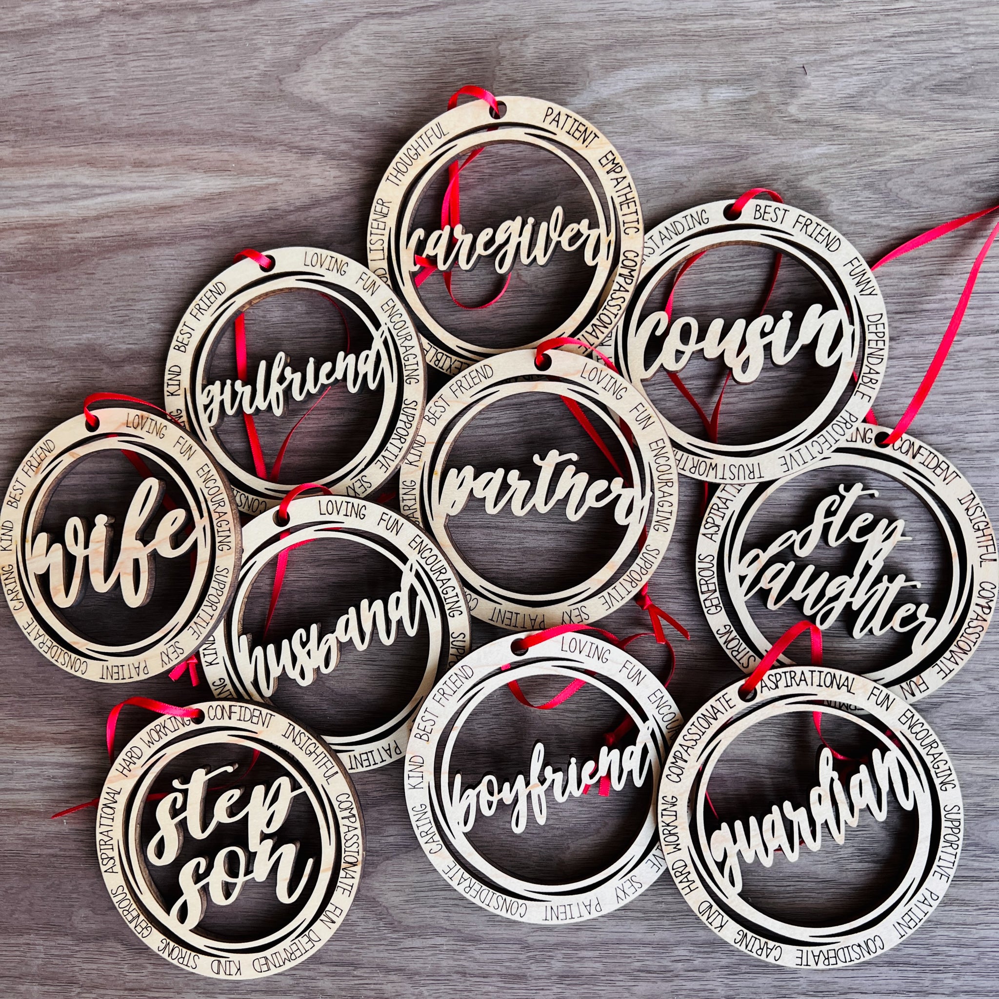 Descriptive Family, Educator, Career, & More Ornaments (75+ to Choose From!) - Sticks & Doodles