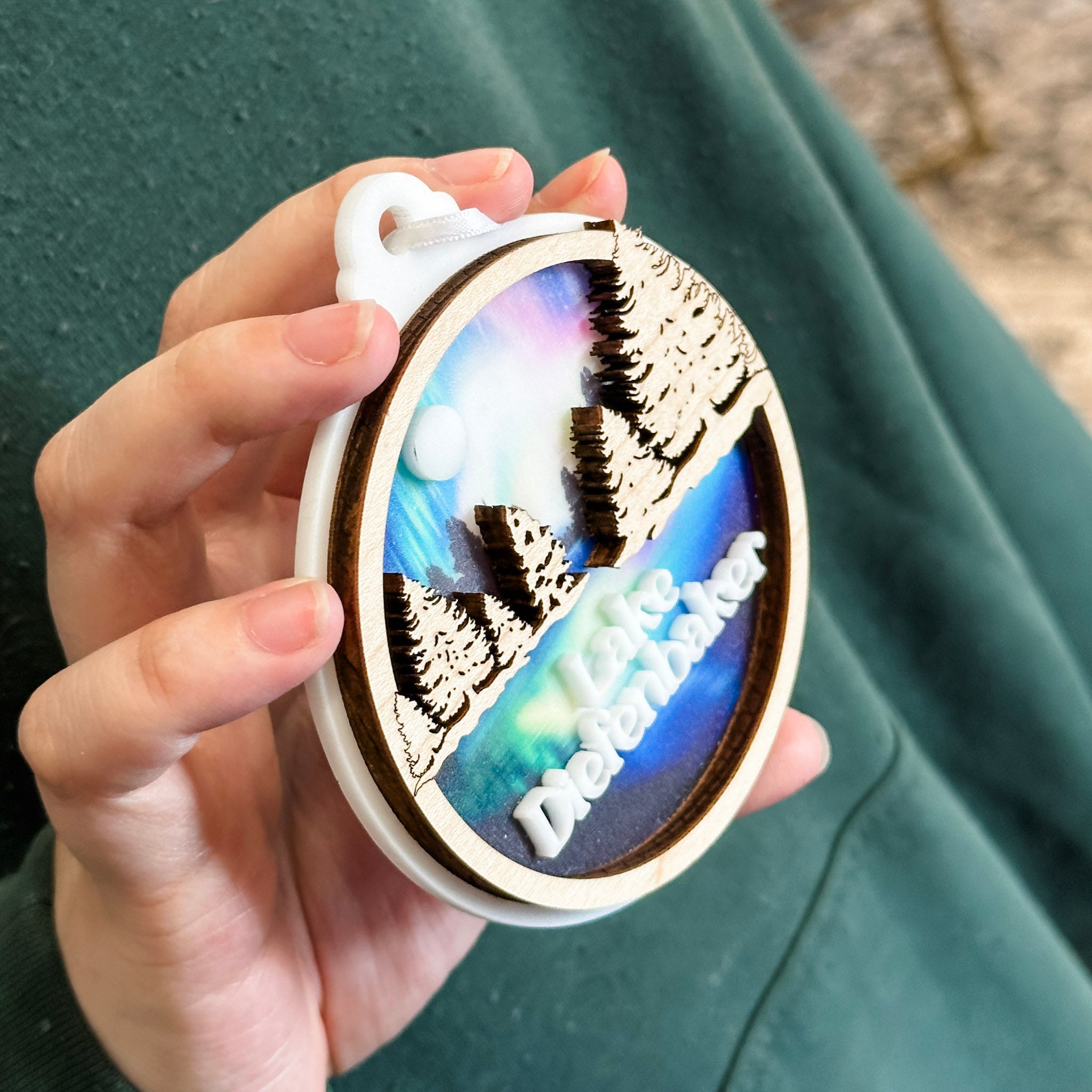 Custom Lake Ornament