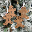 Personalized Gingerbread • 3D Wood Ornament • For Family & Friends