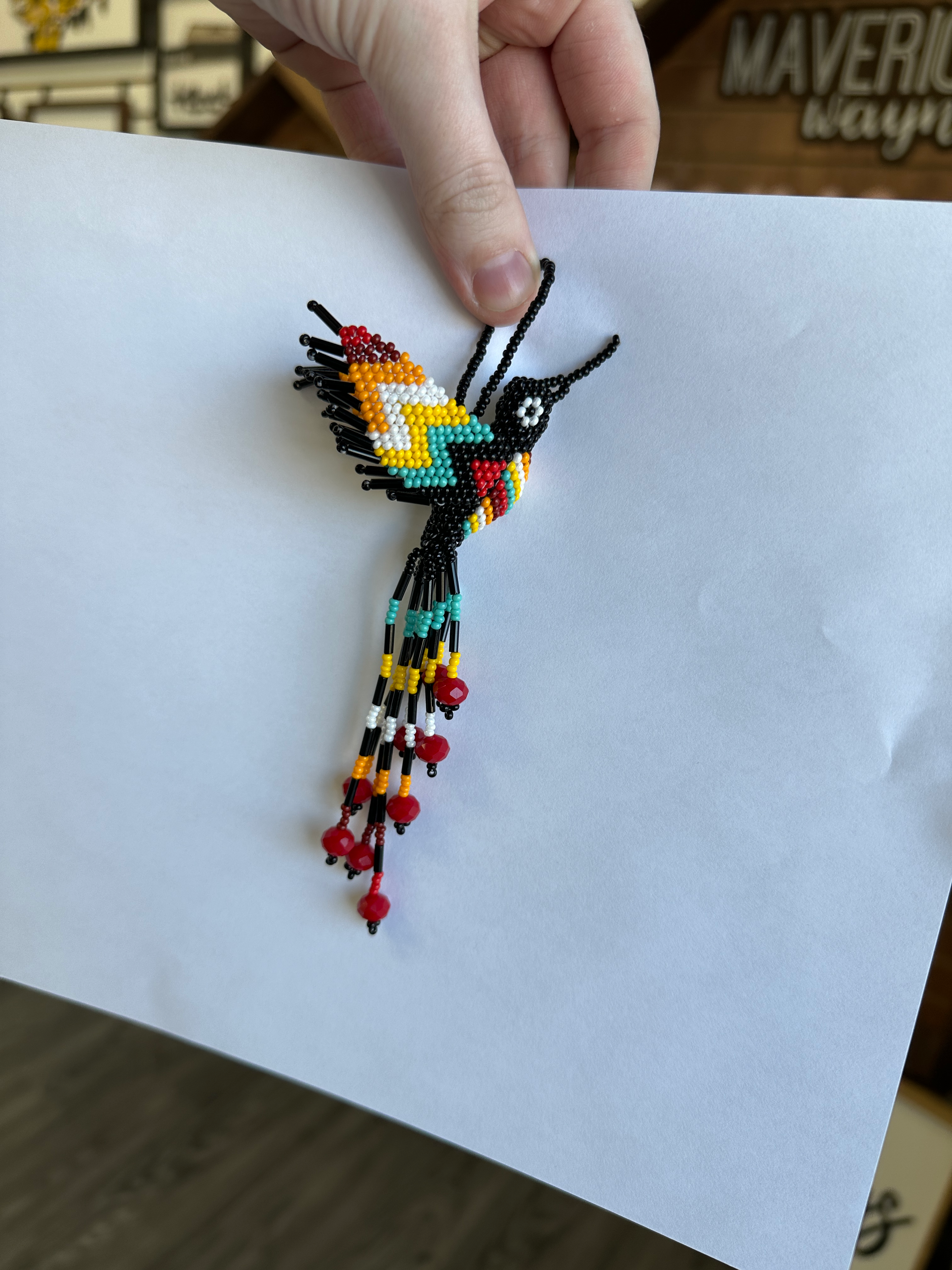 ✨Feature✨ Hummingbird Health & Wellness' Beaded Logo