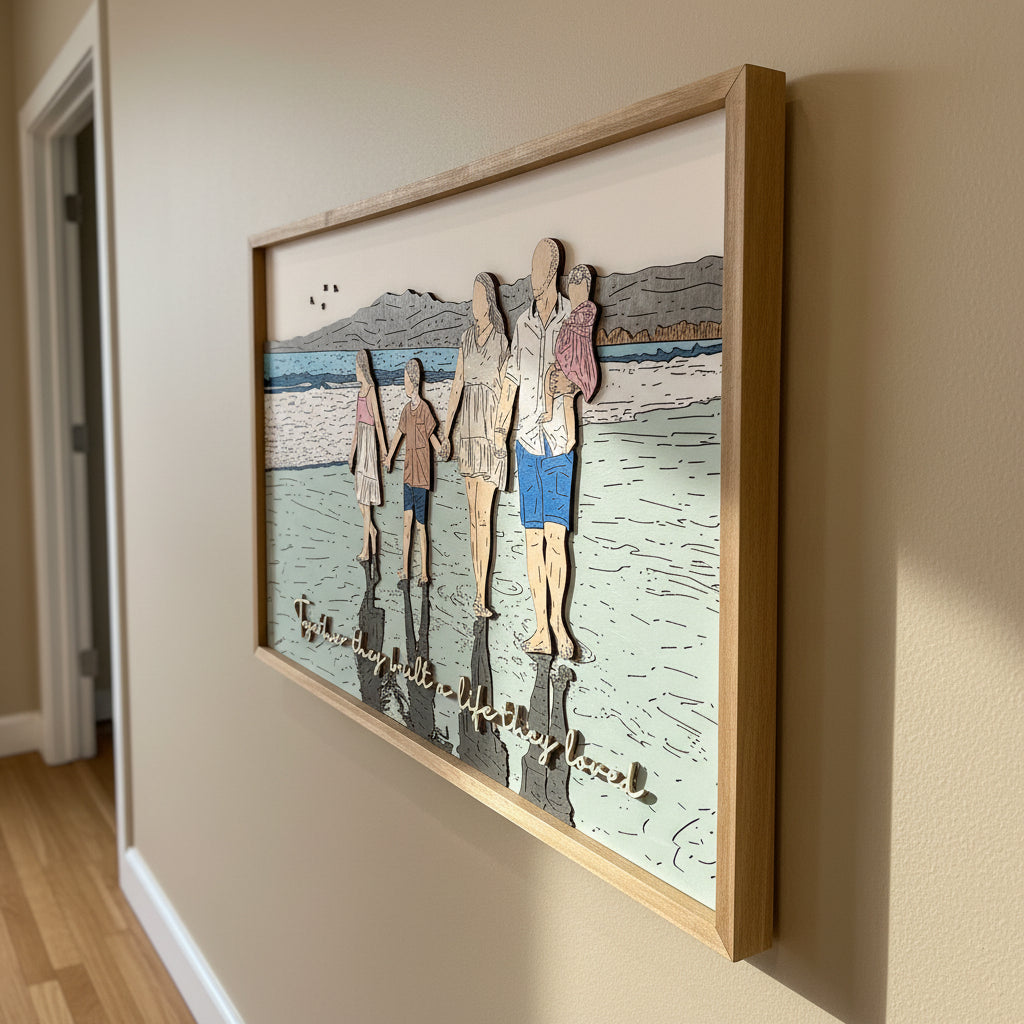 #Art Style_(8 to 12 Weeks) 3D Hand Painted Wood - Premium