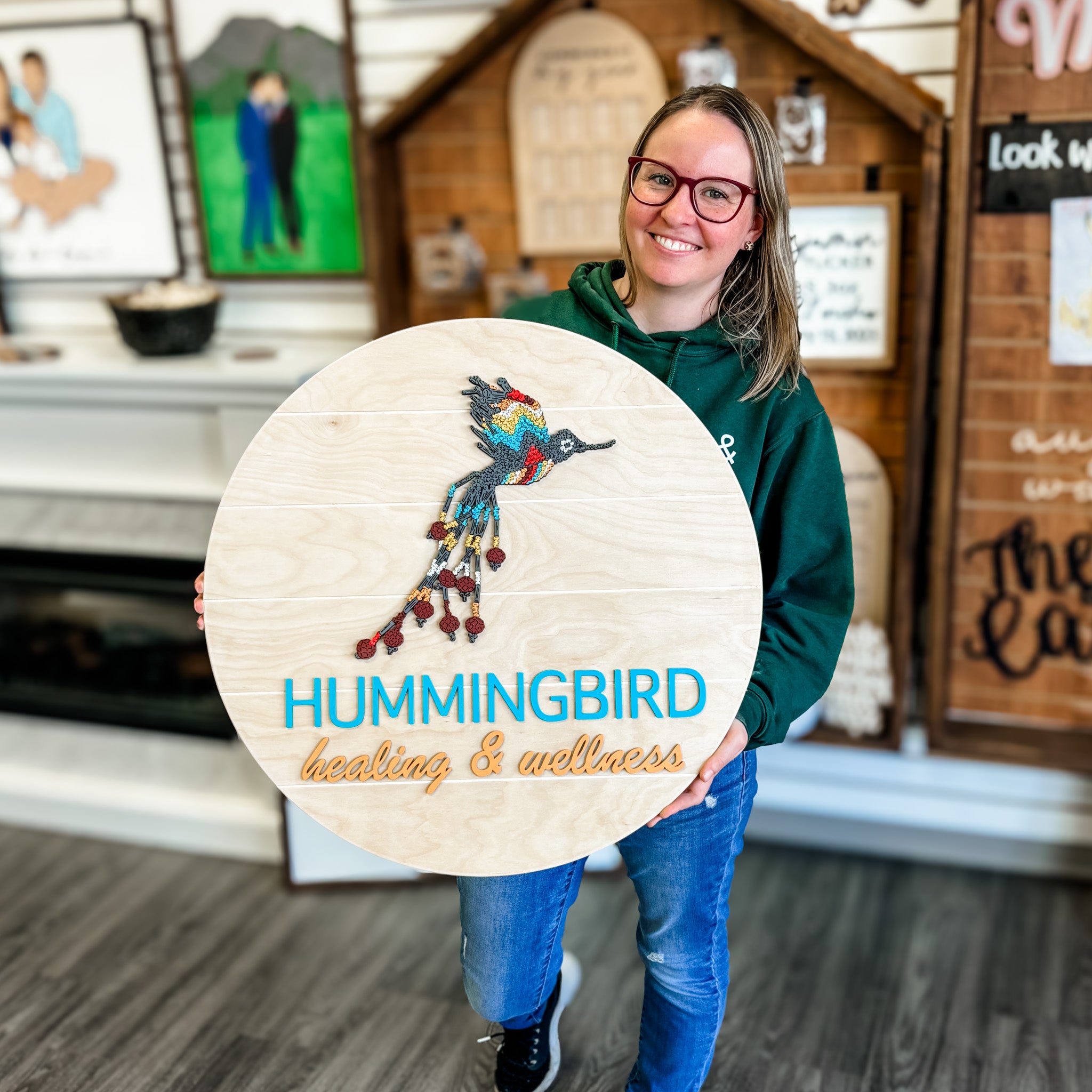✨Feature✨ Hummingbird Health & Wellness' Beaded Logo
