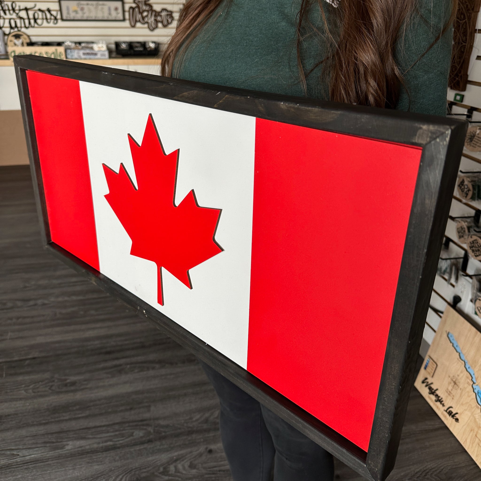 Framed Canada Flag