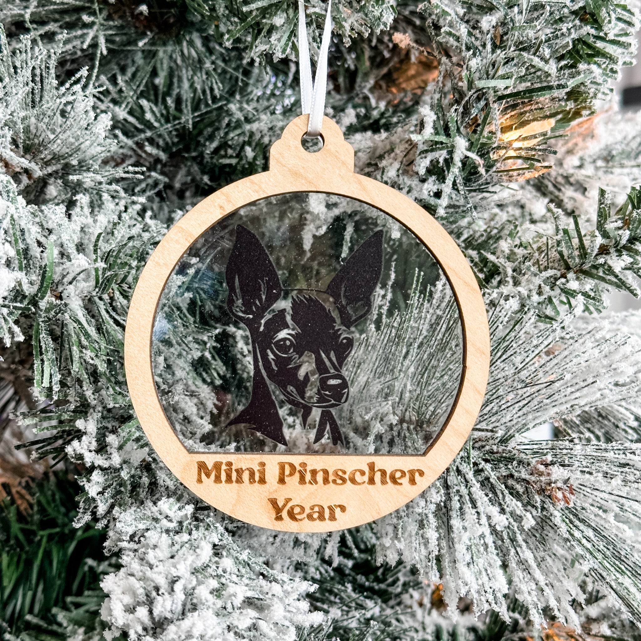 Personalized Dog Breeds • 3D Wood & Acrylic Ornaments • For Pets & Pet Loss