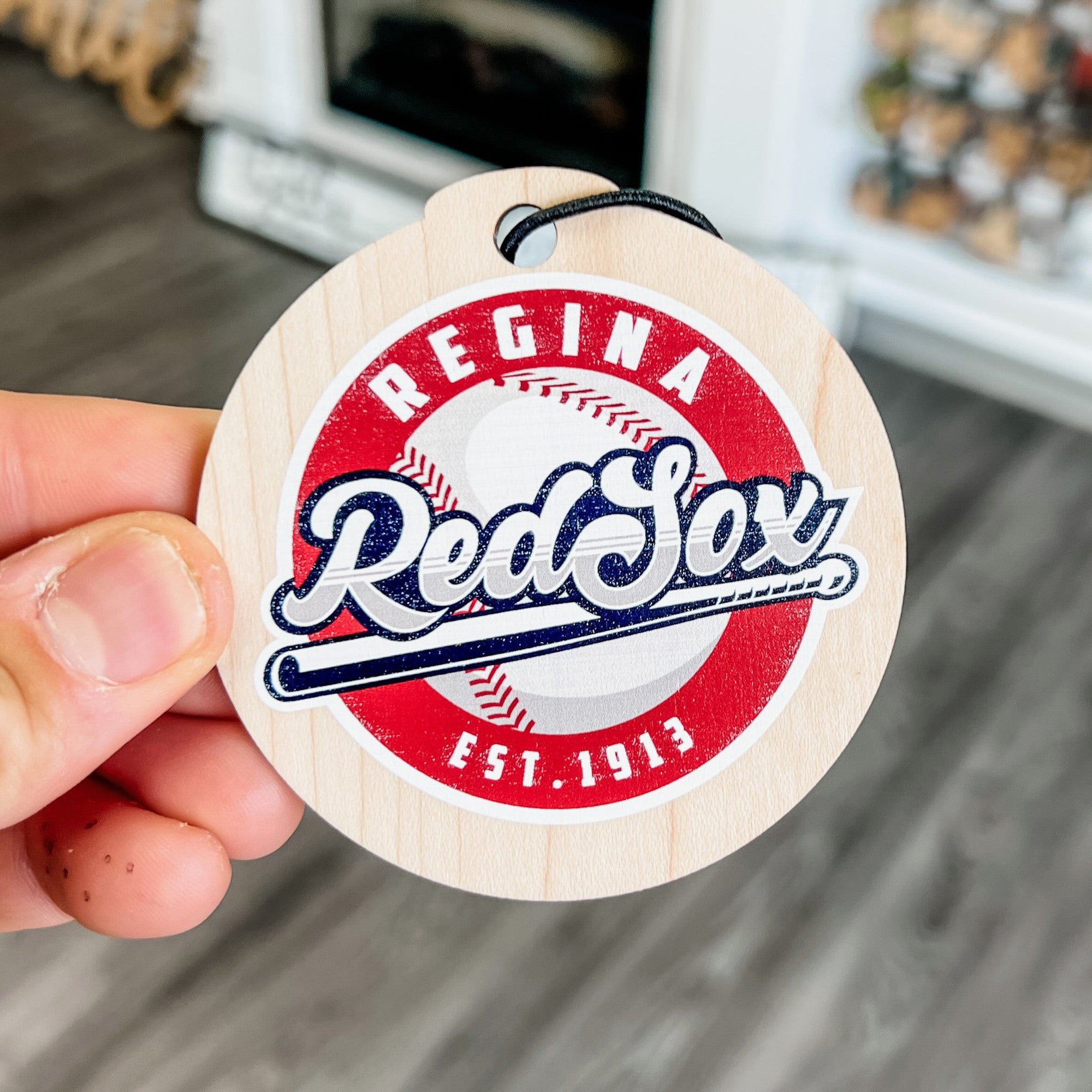 Custom Printed Logos | Wood Ornaments