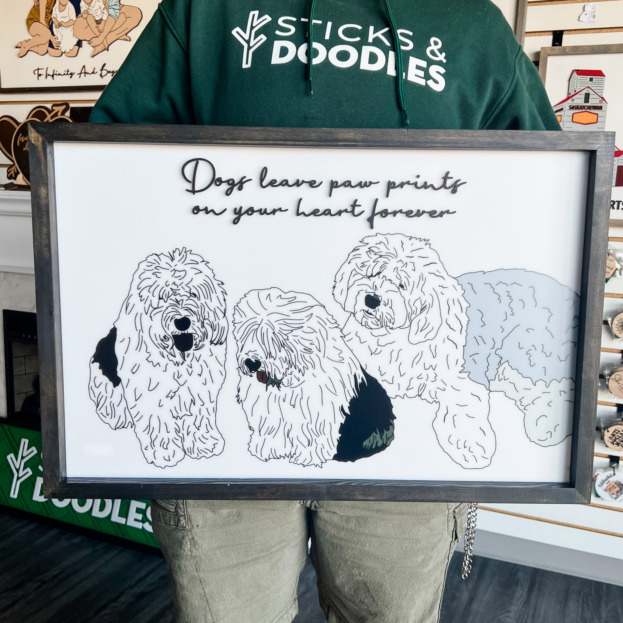 Hand-Sketched Pet & Animal Portrait from Photo (Choose from 3 Styles) - Sticks & Doodles