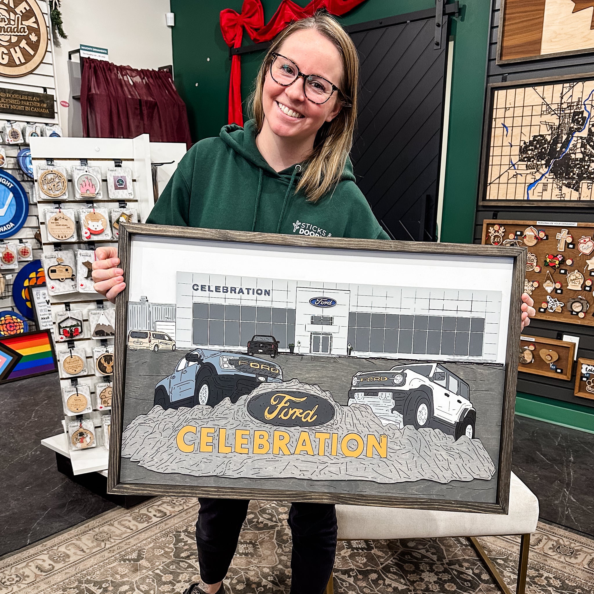 #Art Style_(8 to 12 Weeks) 3D Hand Painted Wood - Premium