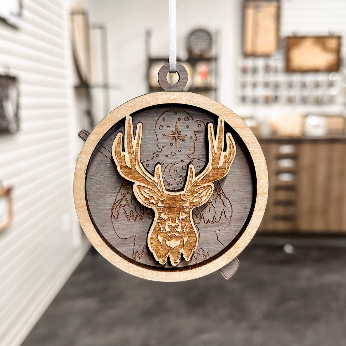 Hunting & Fishing Round Ornaments