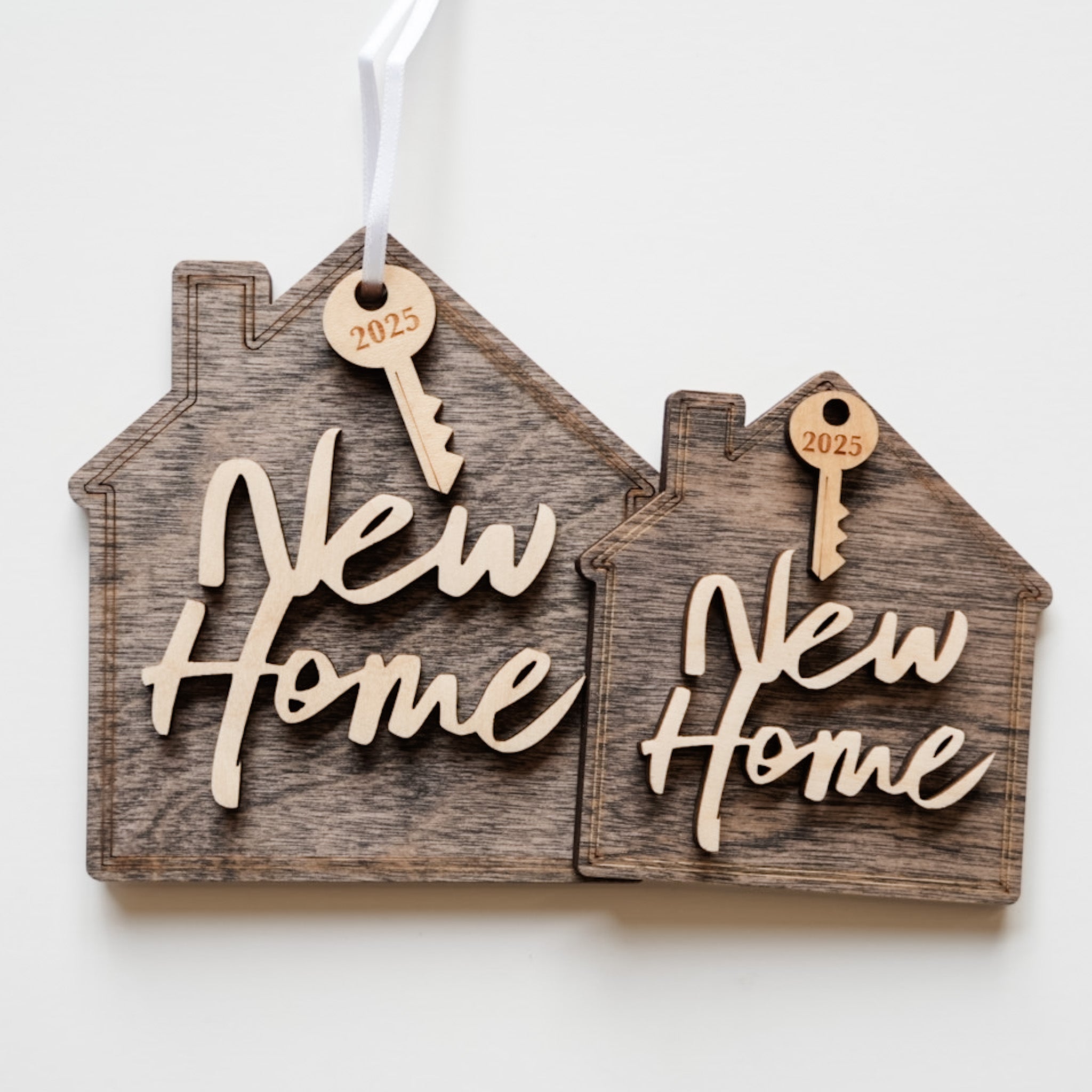 First / New Home Collection • 3D Wood Ornament or Magnet • For Housewarmings